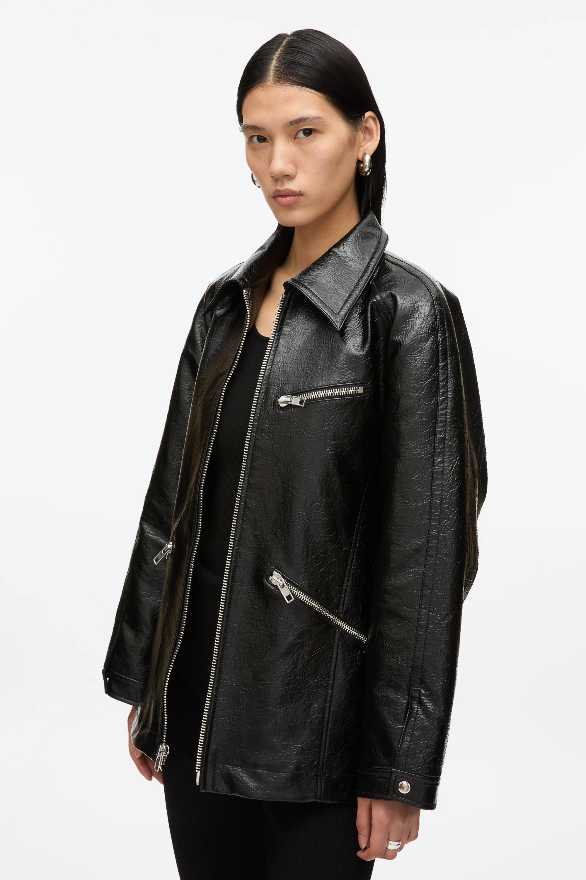 Faux Leather Ranch Jacket - Image 5