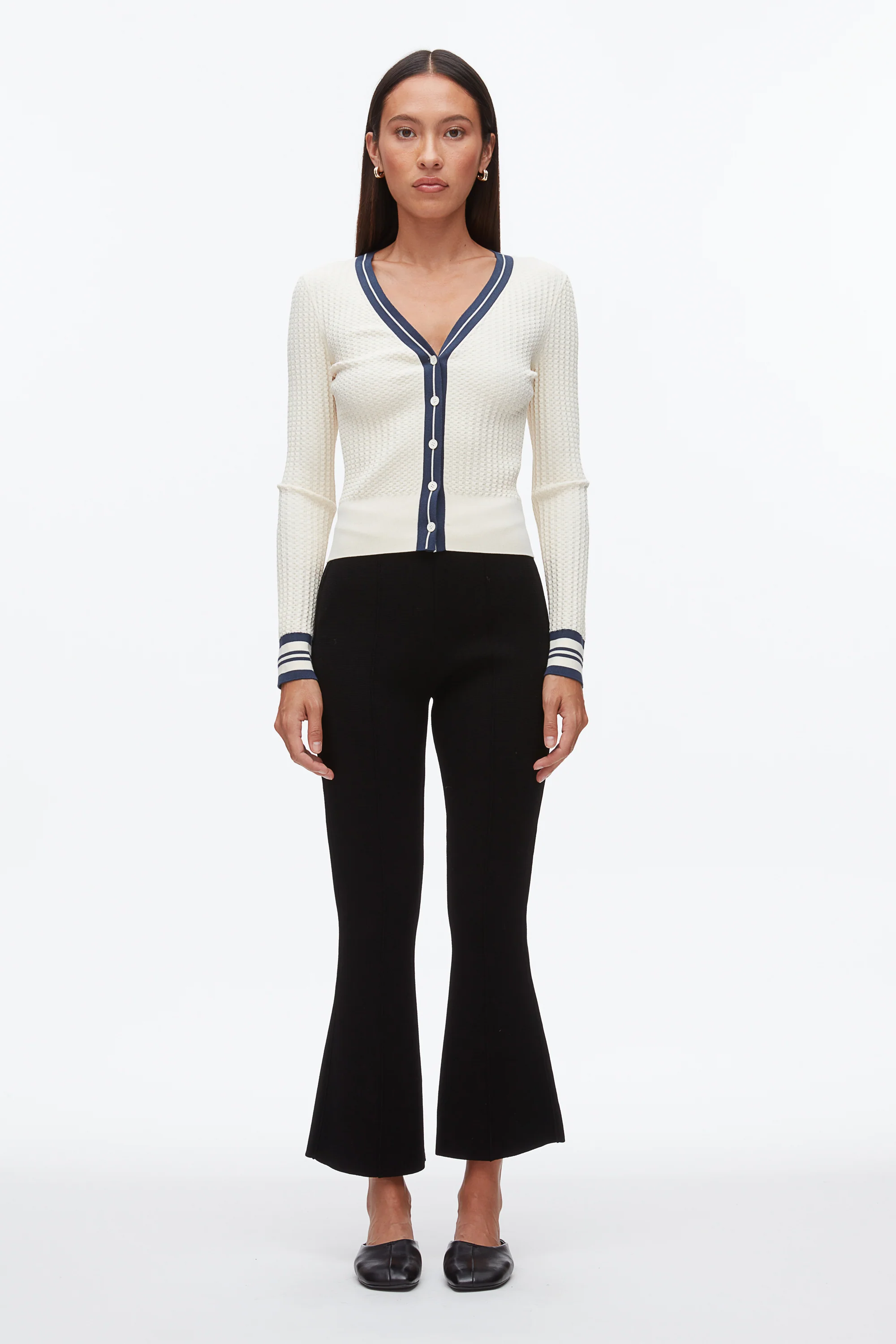 Textured Rib Cardigan - Image 2