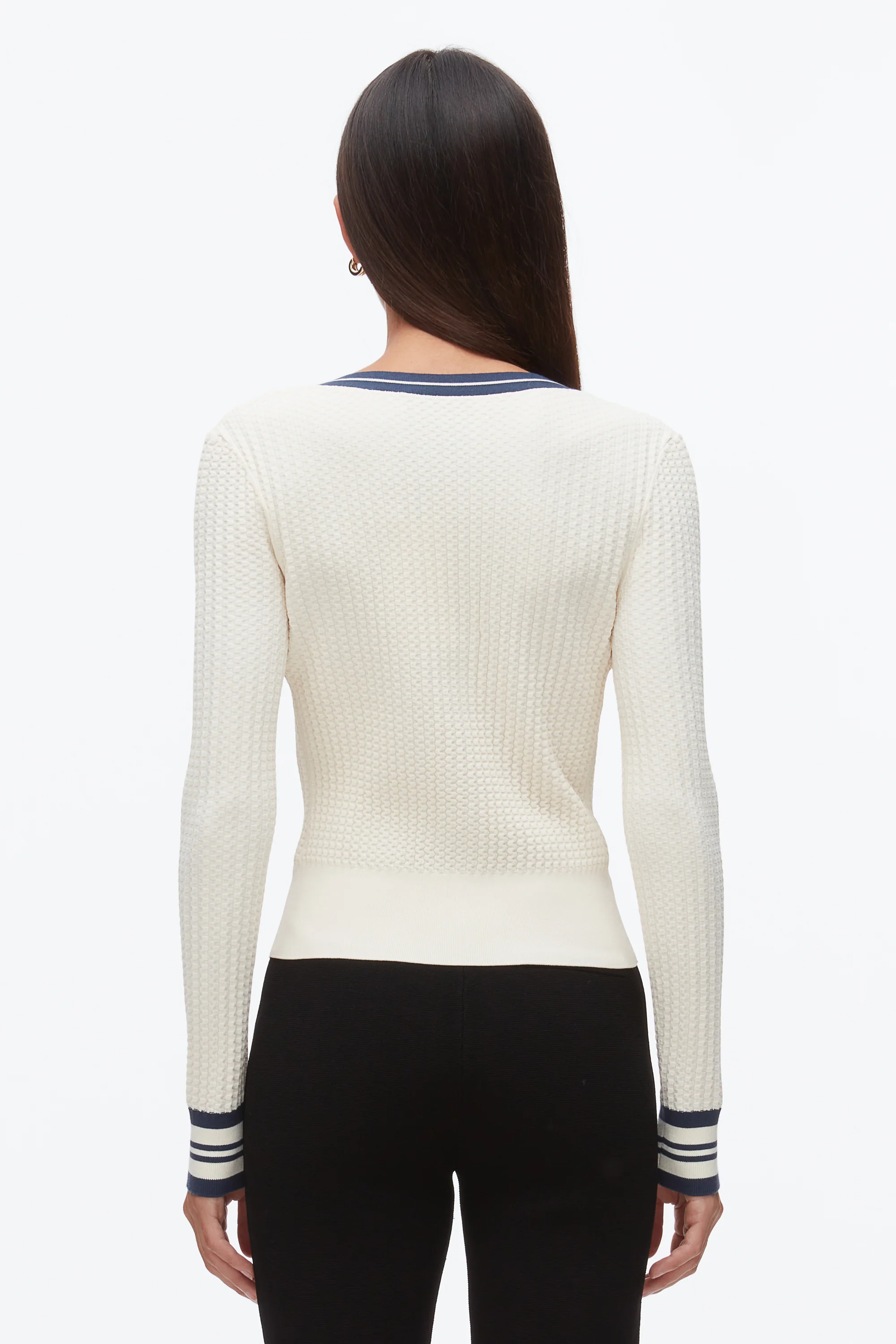Textured Rib Cardigan - Image 5