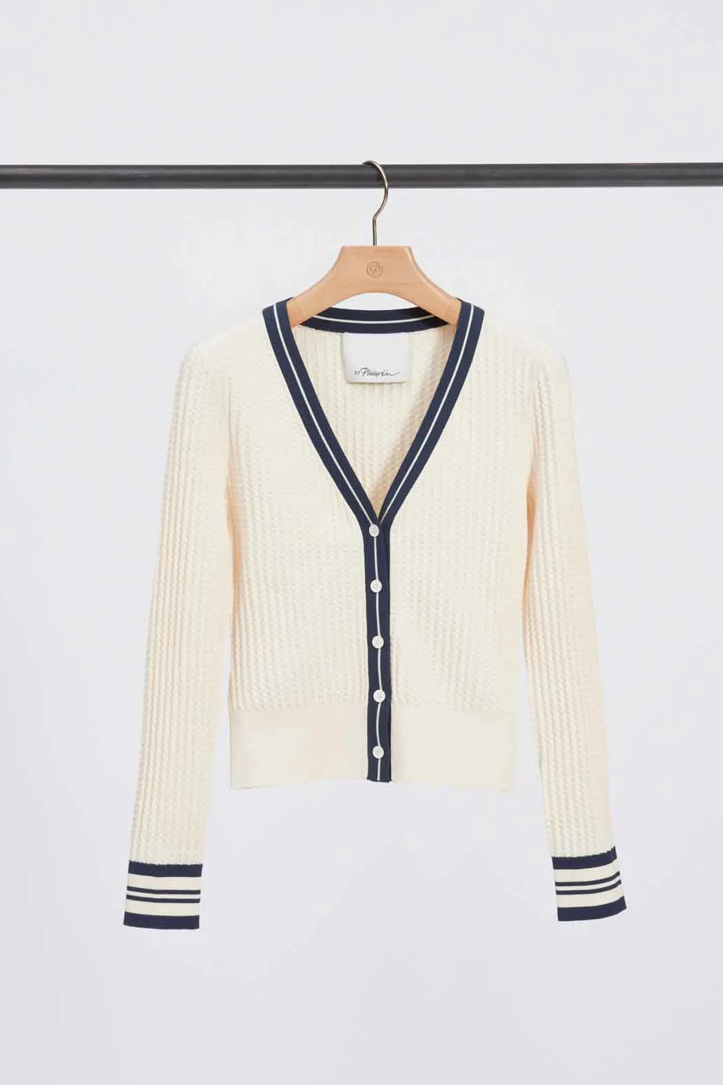Textured Rib Cardigan - Image 7