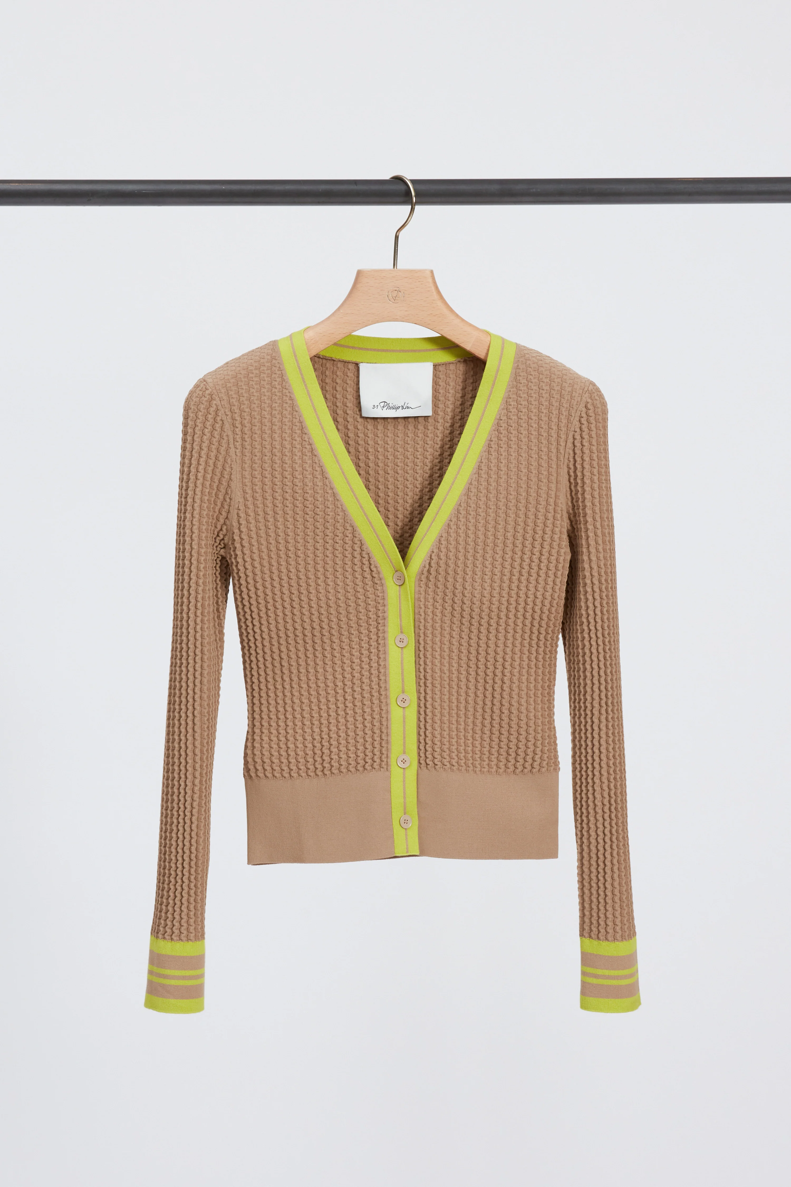 Textured Rib Cardigan - Image 9