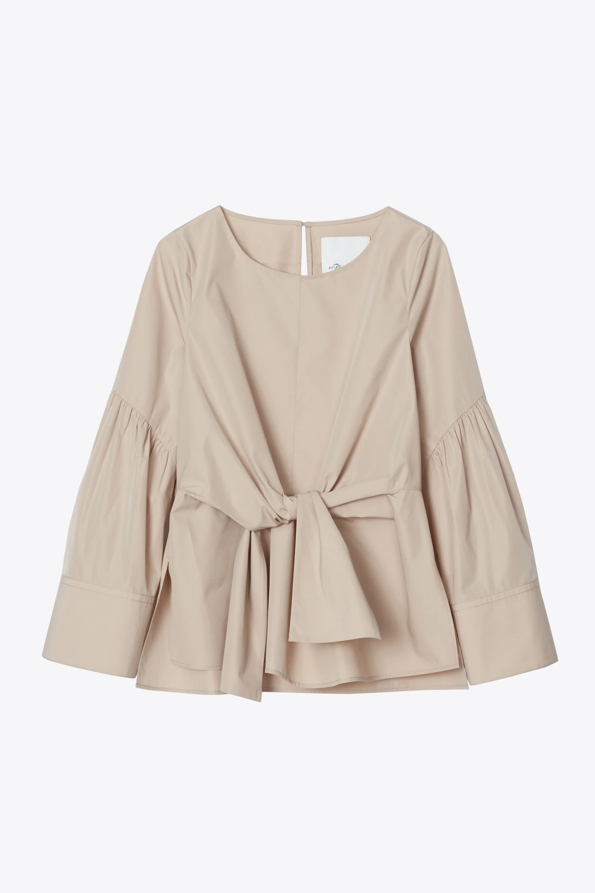 Tie Front Poplin Shirt - Image 13