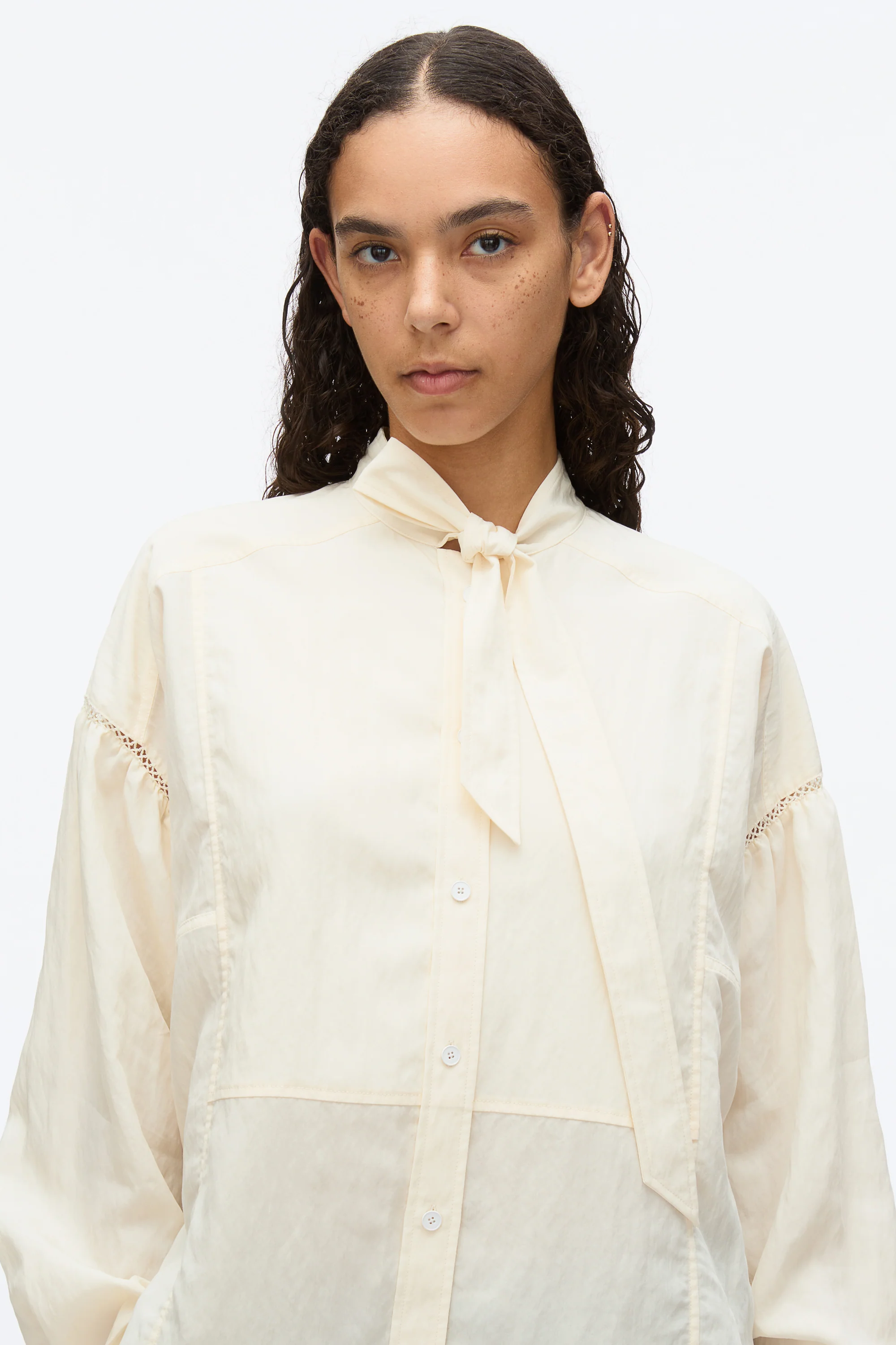 Tie Neck Blouse - Image 11