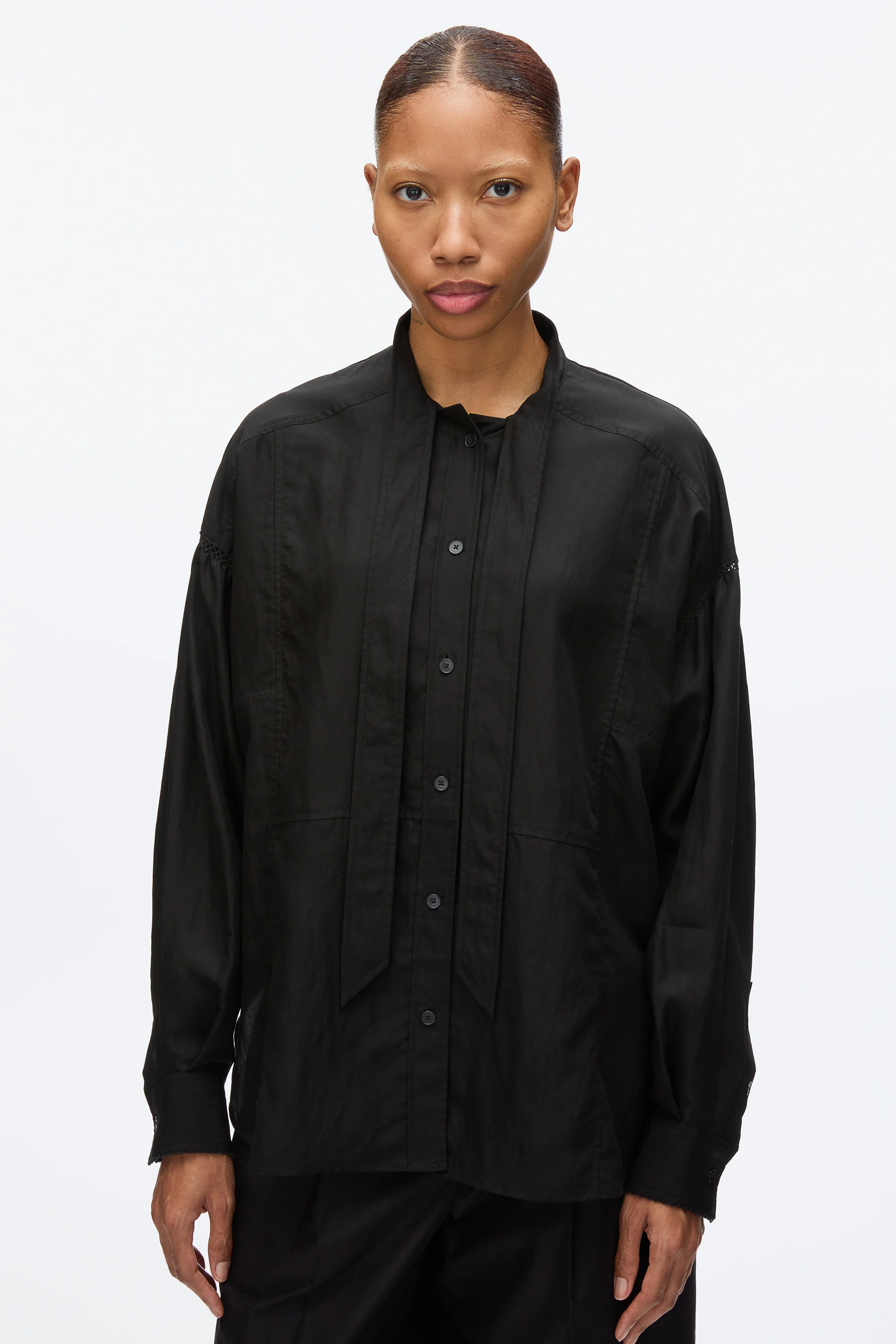 Tie Neck Blouse - Image 3