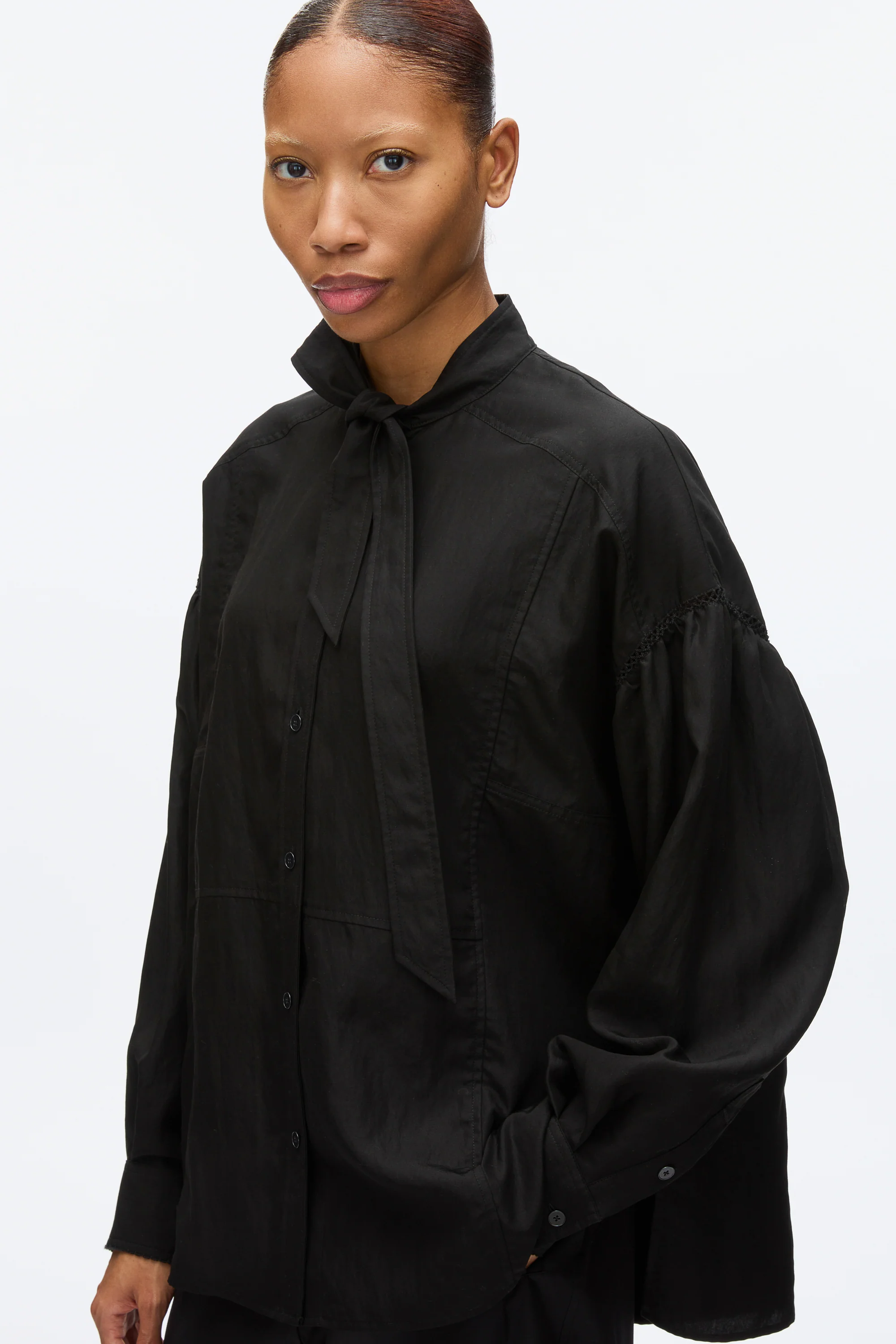 Tie Neck Blouse - Image 6