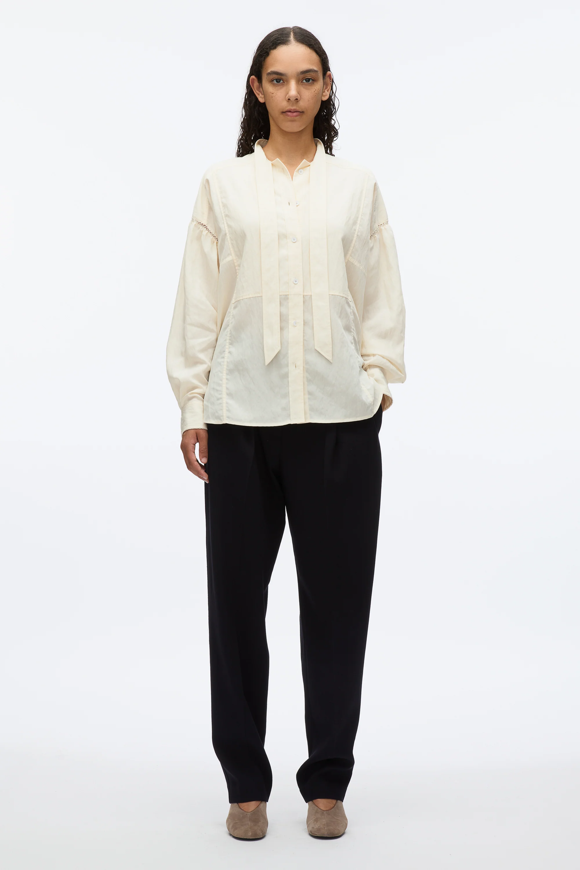 Tie Neck Blouse - Image 7