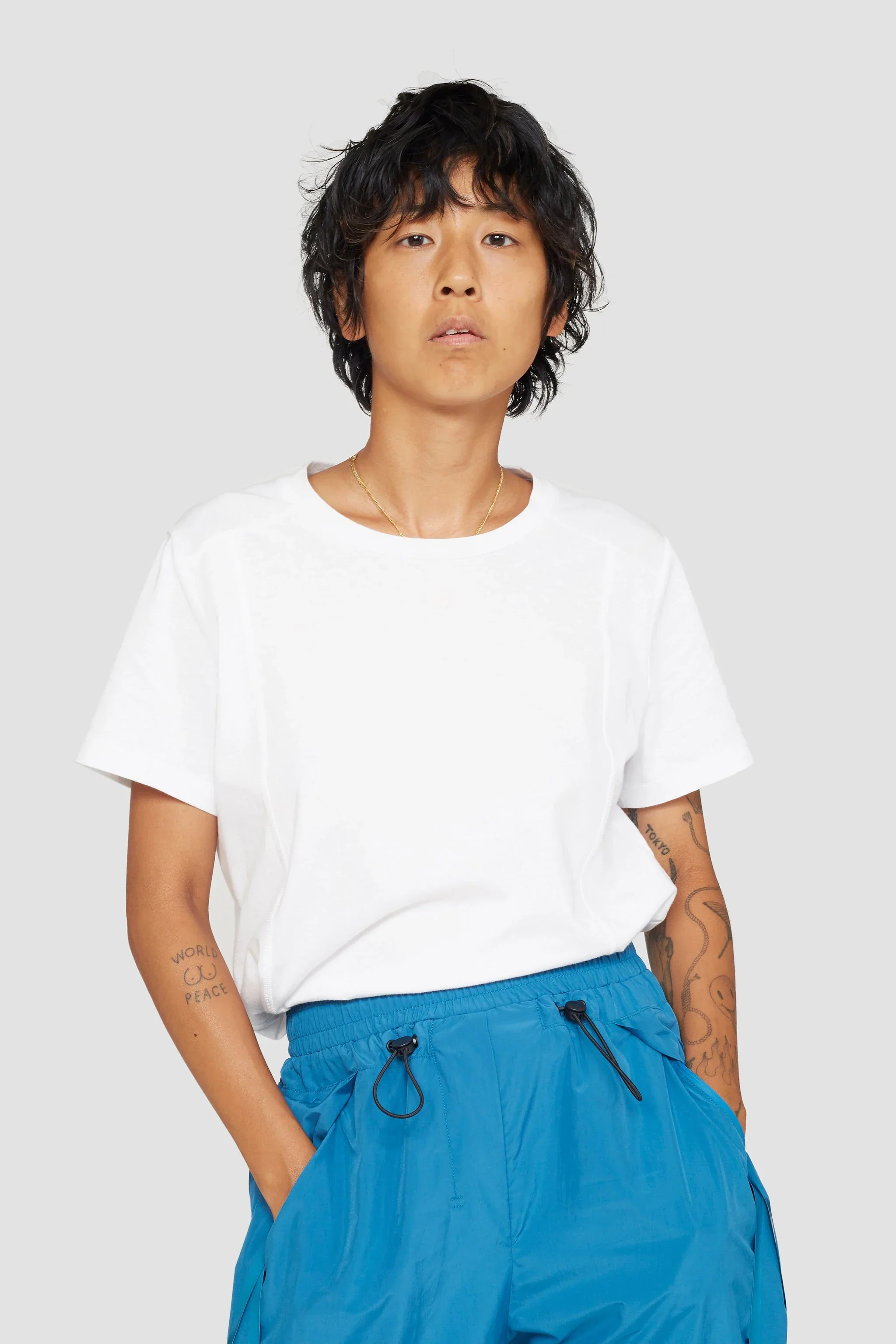 Track-Less Cropped Track Pants - Image 7