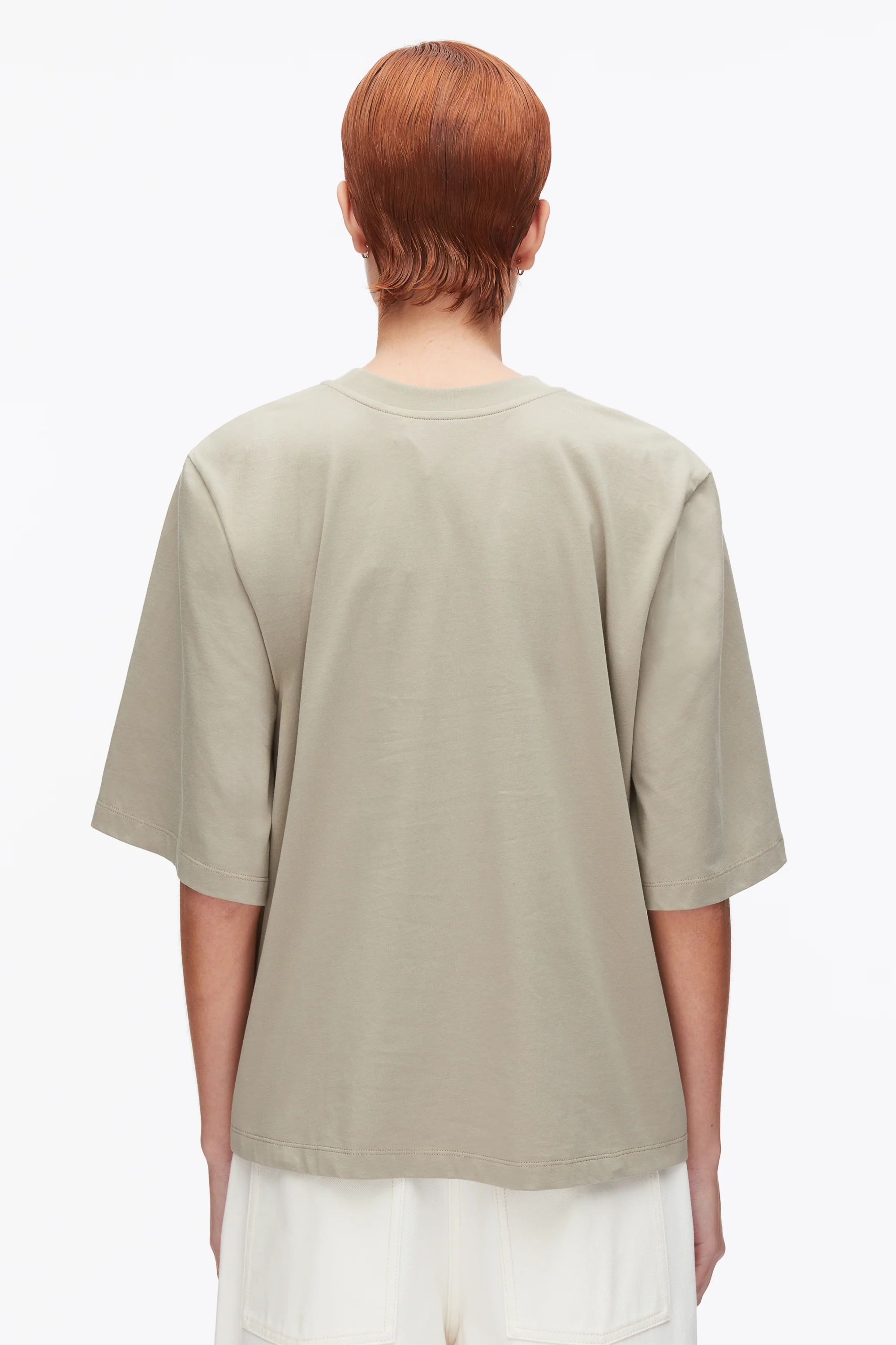 Trapeze T-Shirt with Floral Appliqué - Image 4