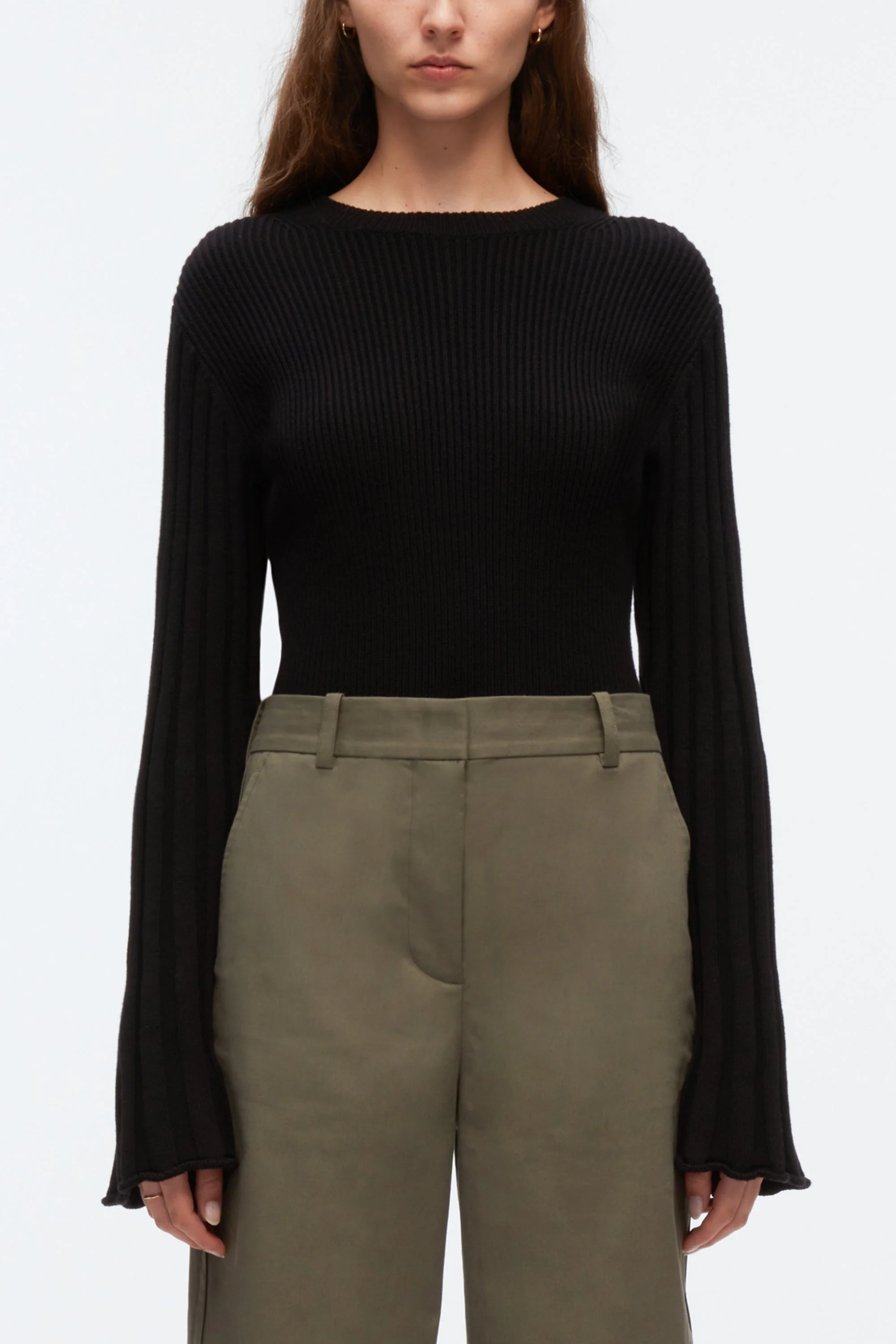 Traveling Rib Knit Pullover - Image 2