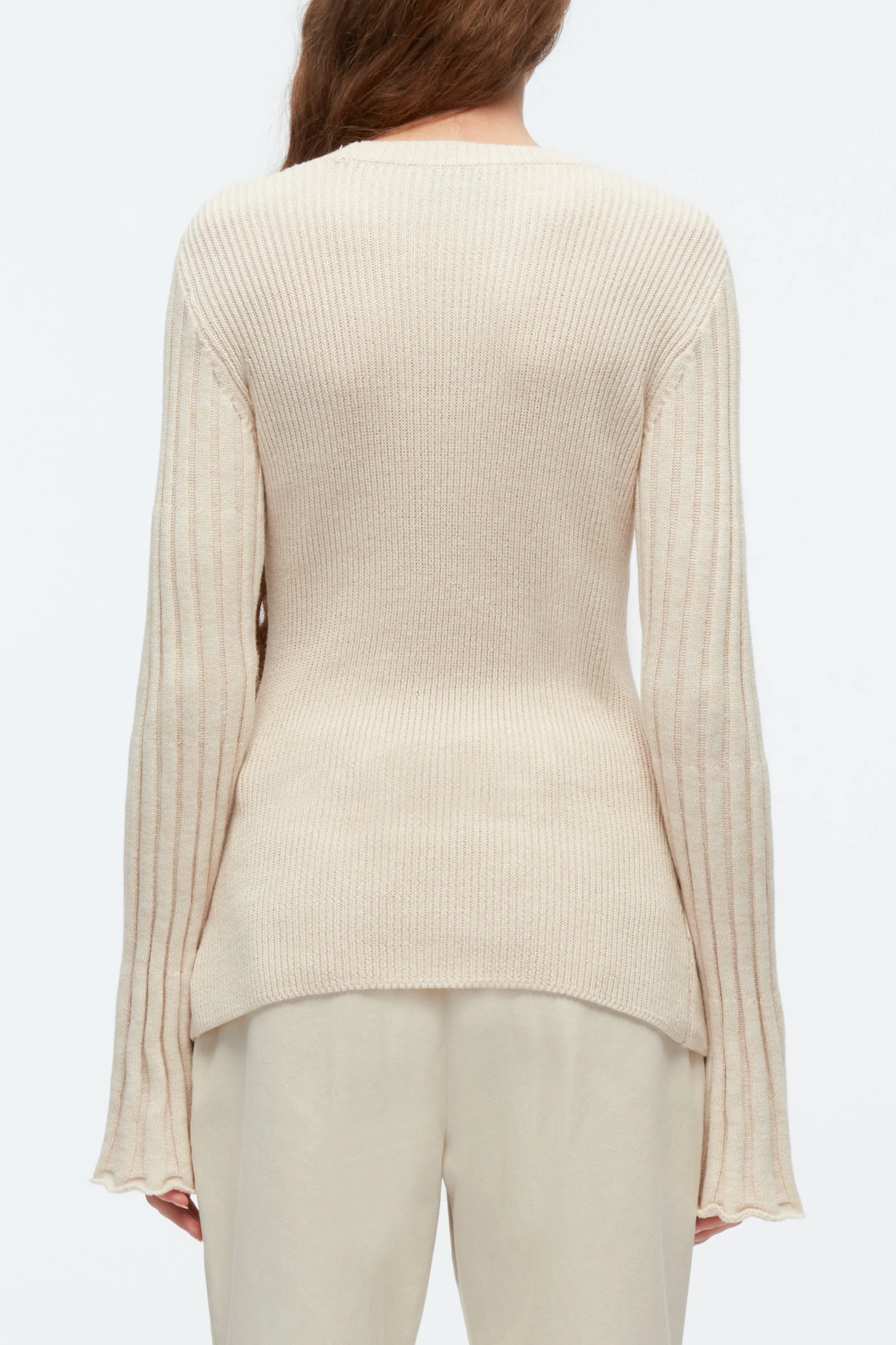 Traveling Rib Knit Pullover - Image 8