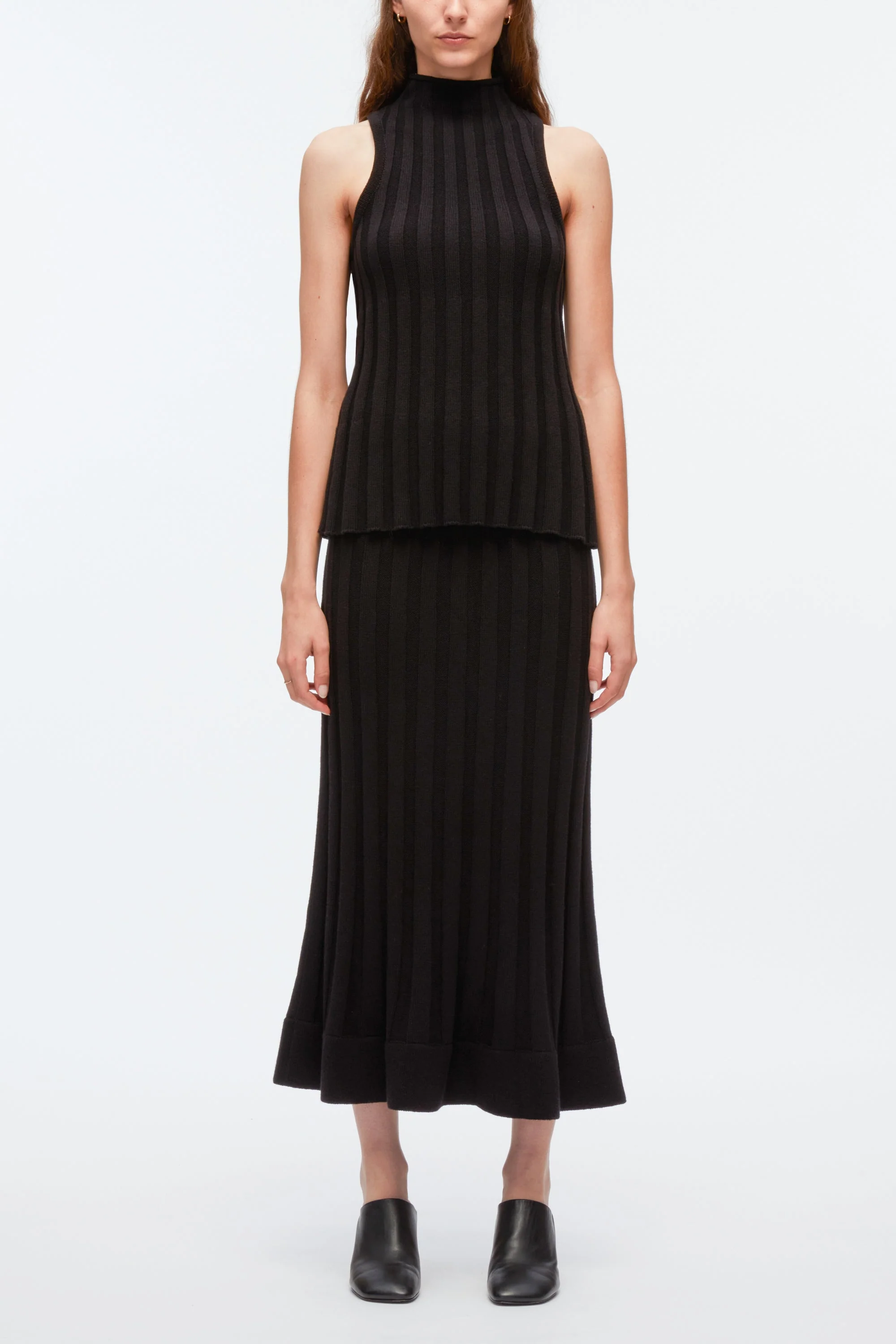 Travelling Rib Midi Skirt - Image 5