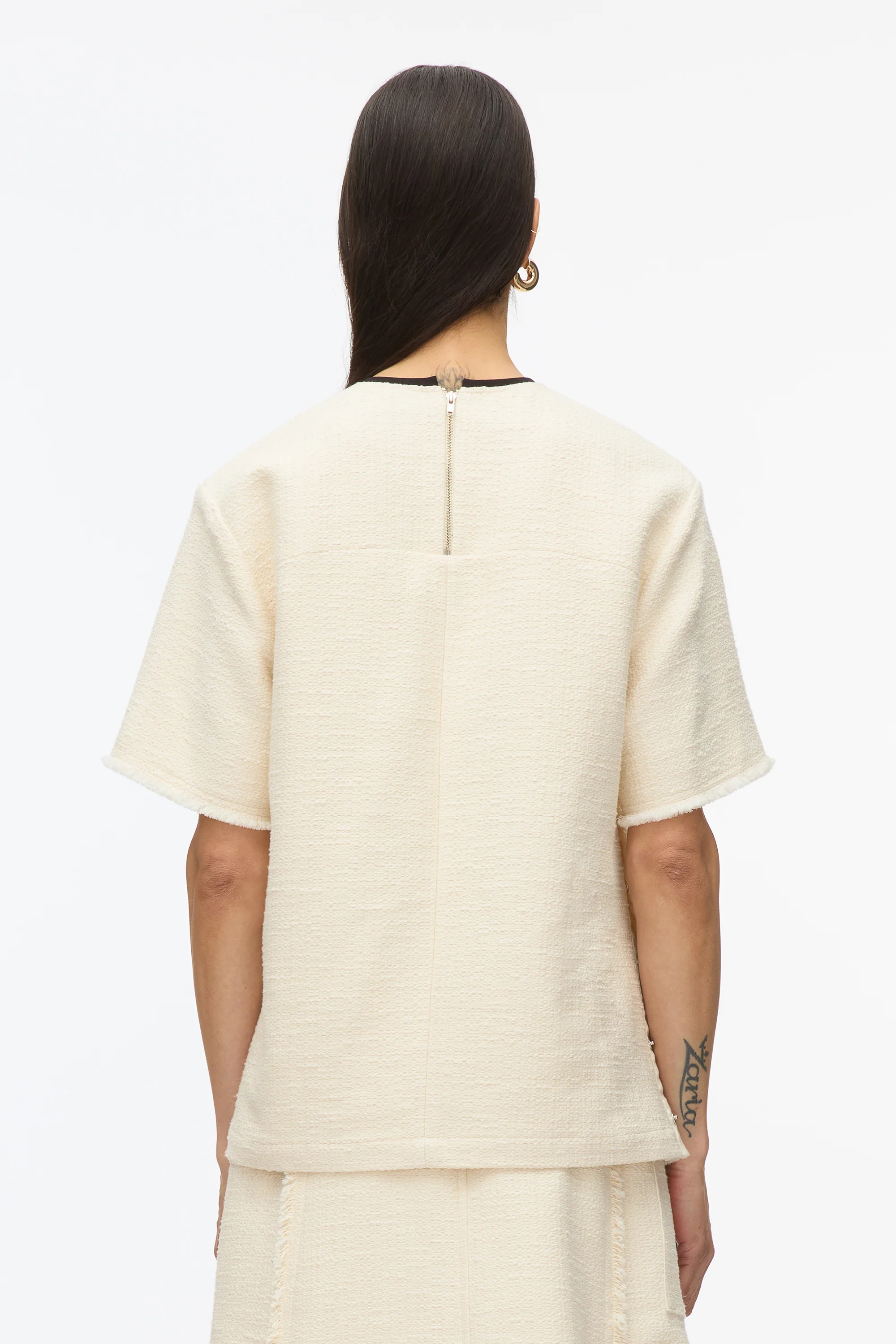 Fringe Tweed Tee - Image 10