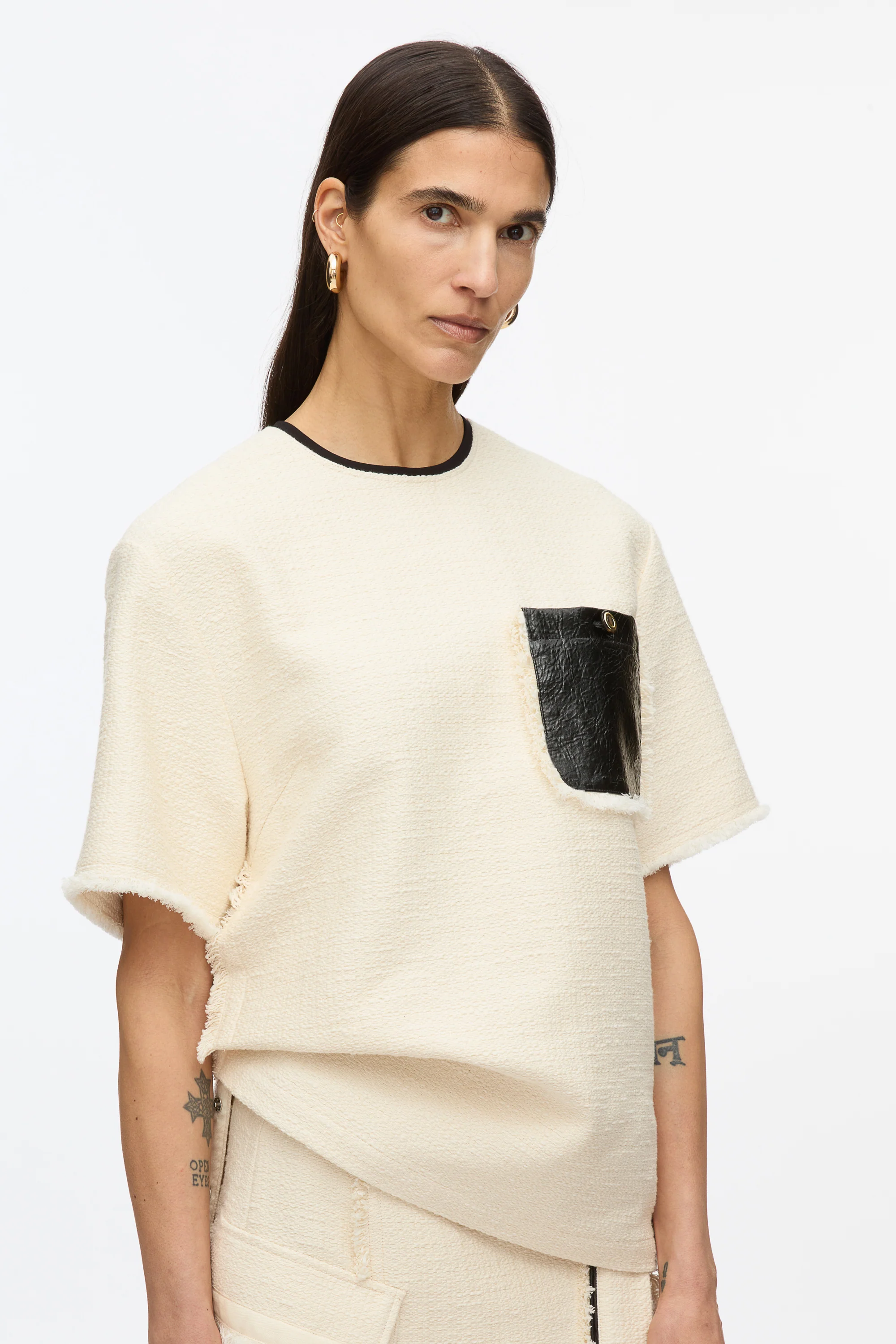 Fringe Tweed Tee - Image 11