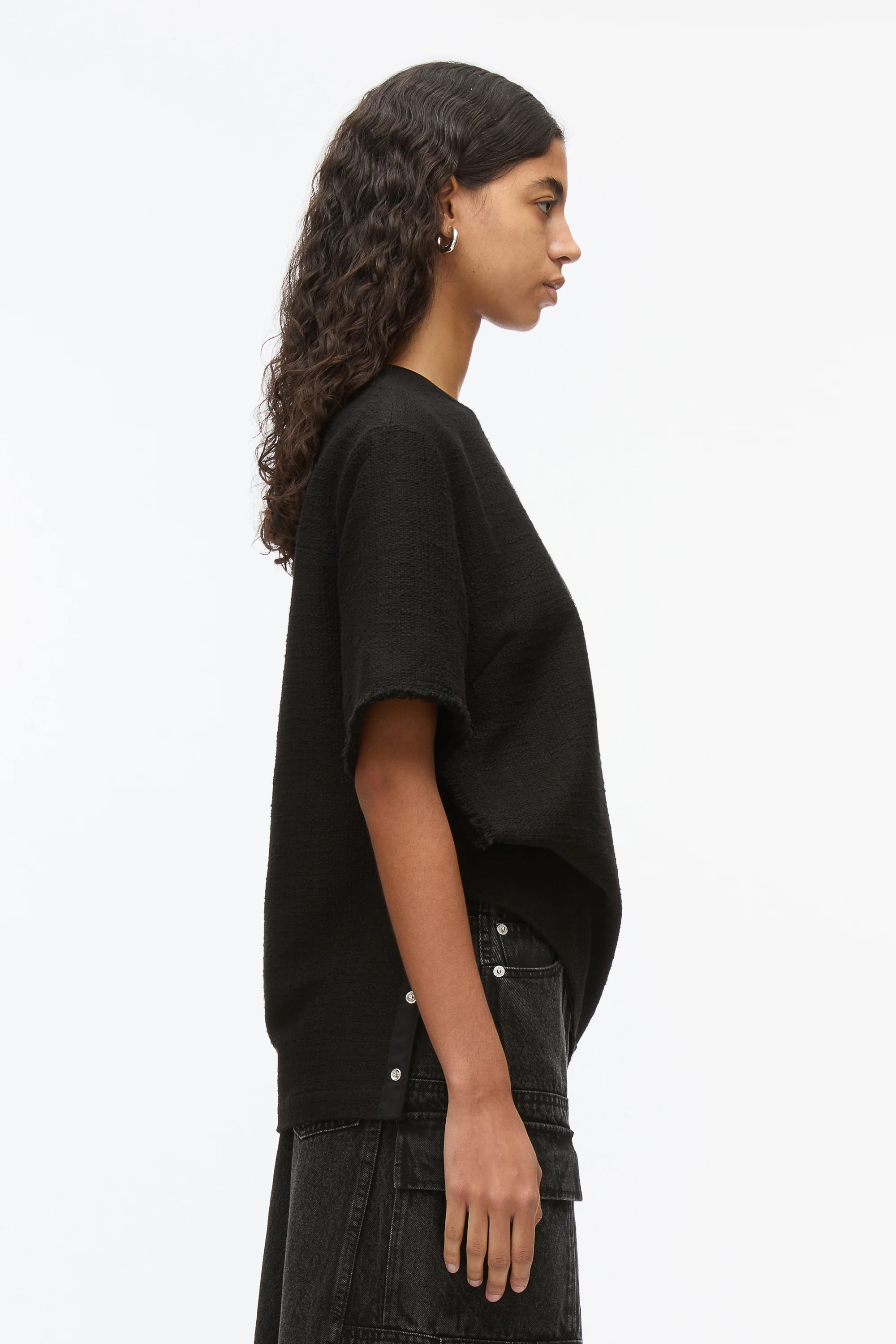 Fringe Tweed Tee - Image 4