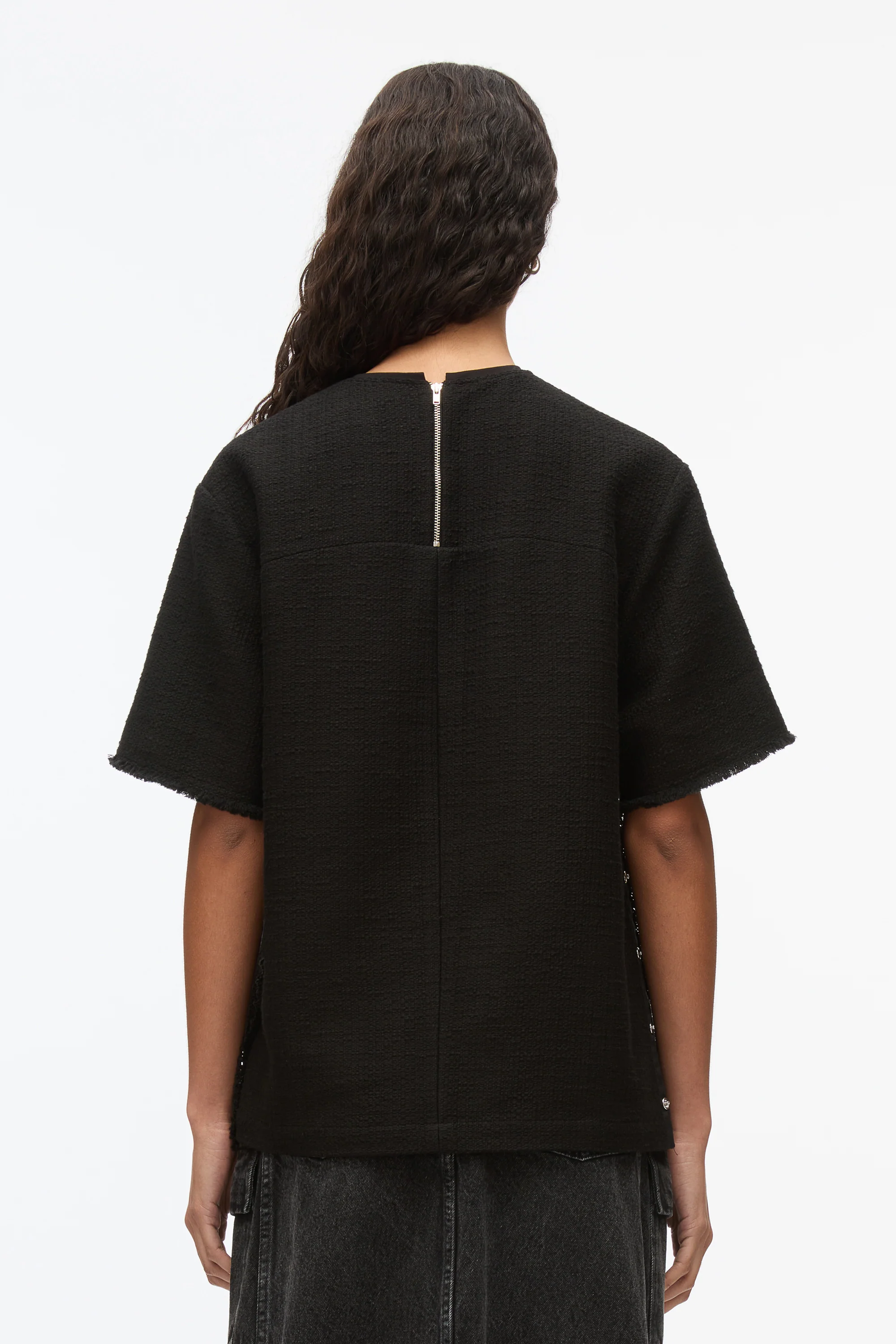 Fringe Tweed Tee - Image 5