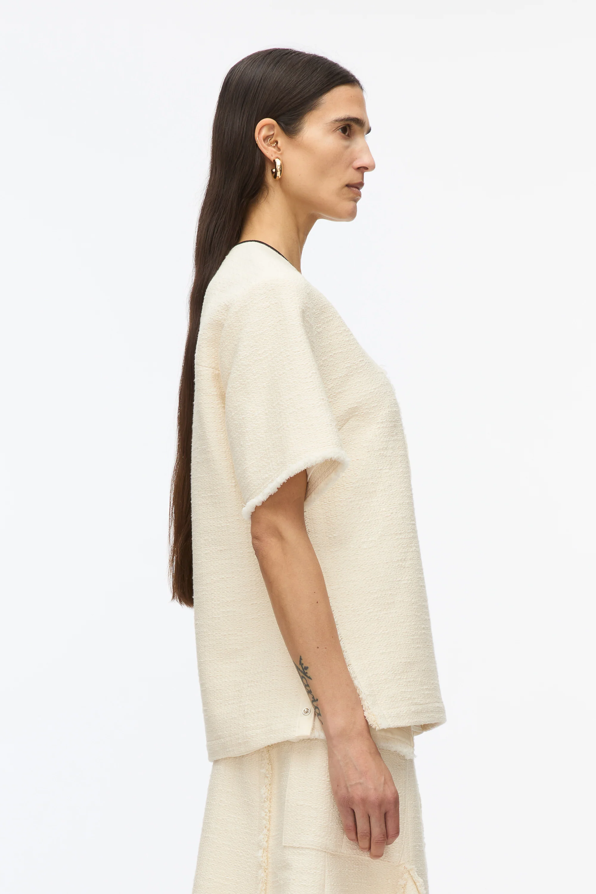 Fringe Tweed Tee - Image 9