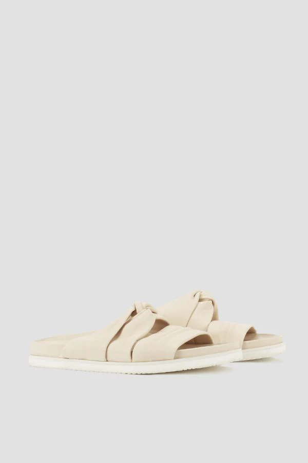 Twisted Leather Pool Slide - Image 3