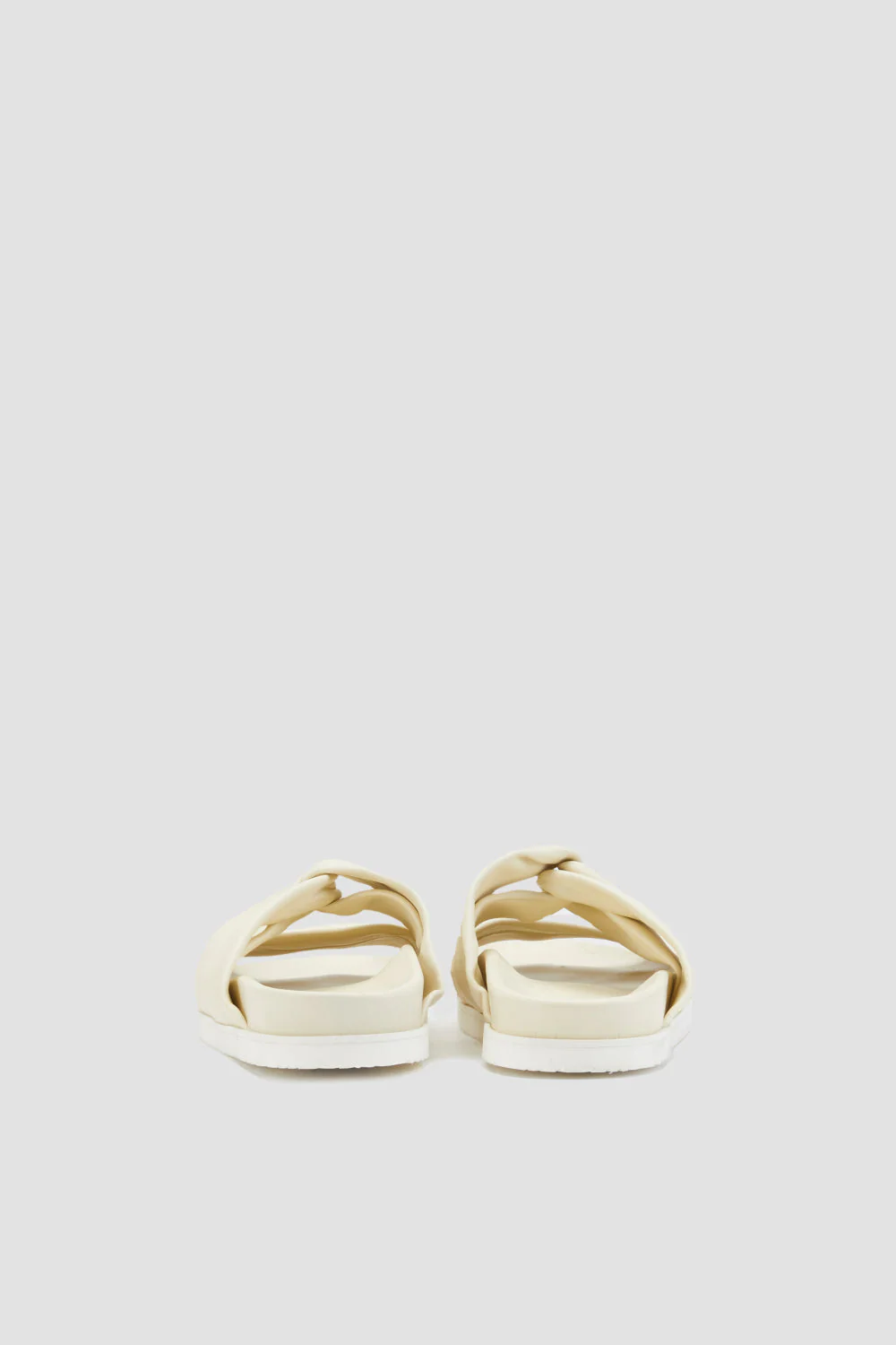 Twist-Detail Leather Slides - Image 3
