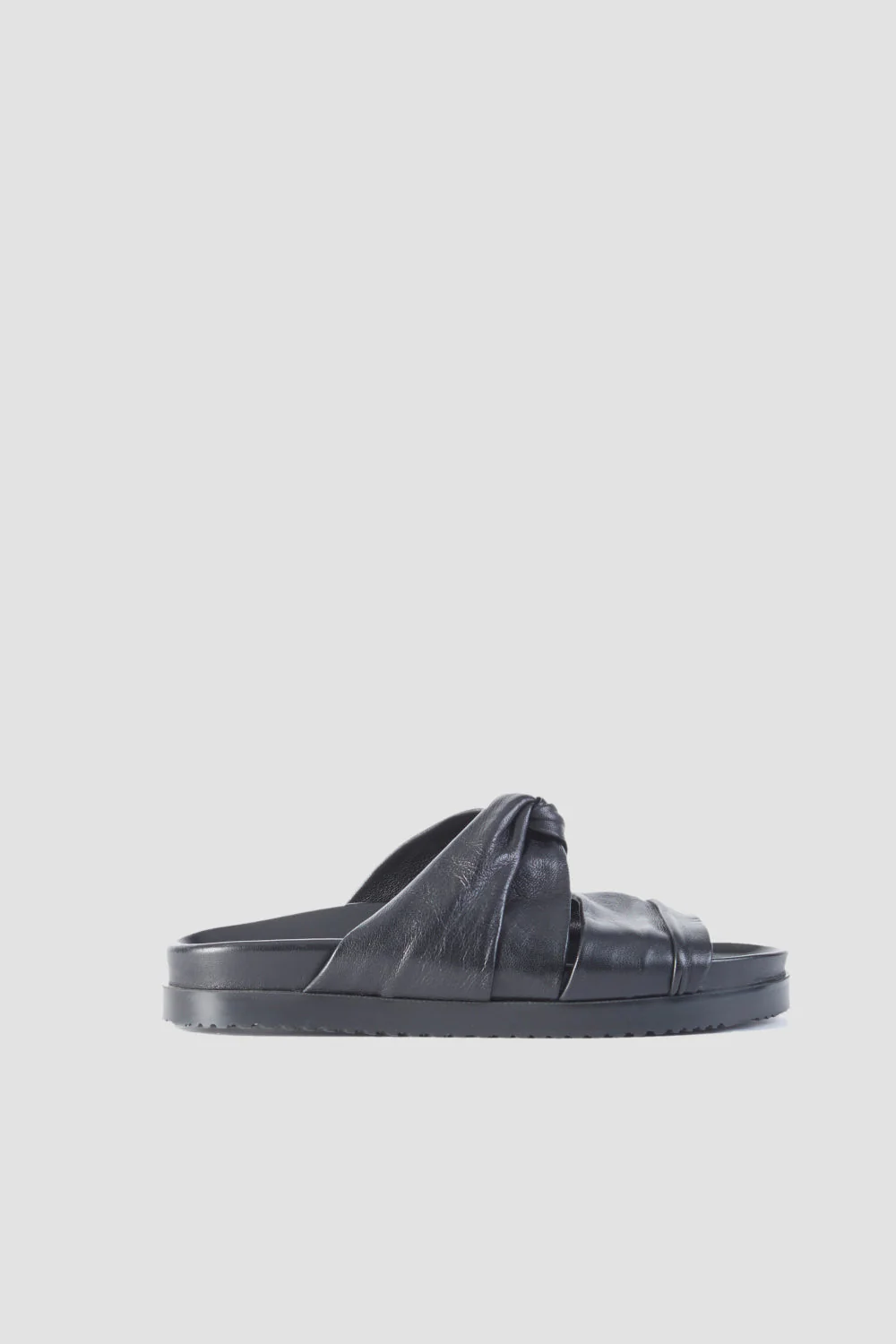 Twist-Detail Leather Slides - Image 5