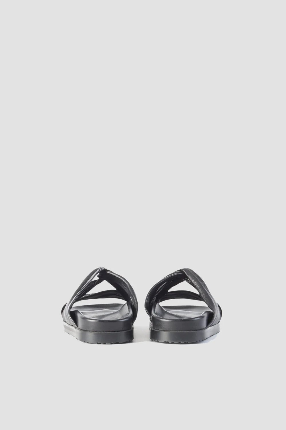 Twist-Detail Leather Slides - Image 8