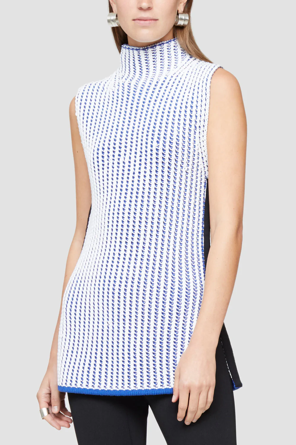 Two Tone Knit Shell - Image 3