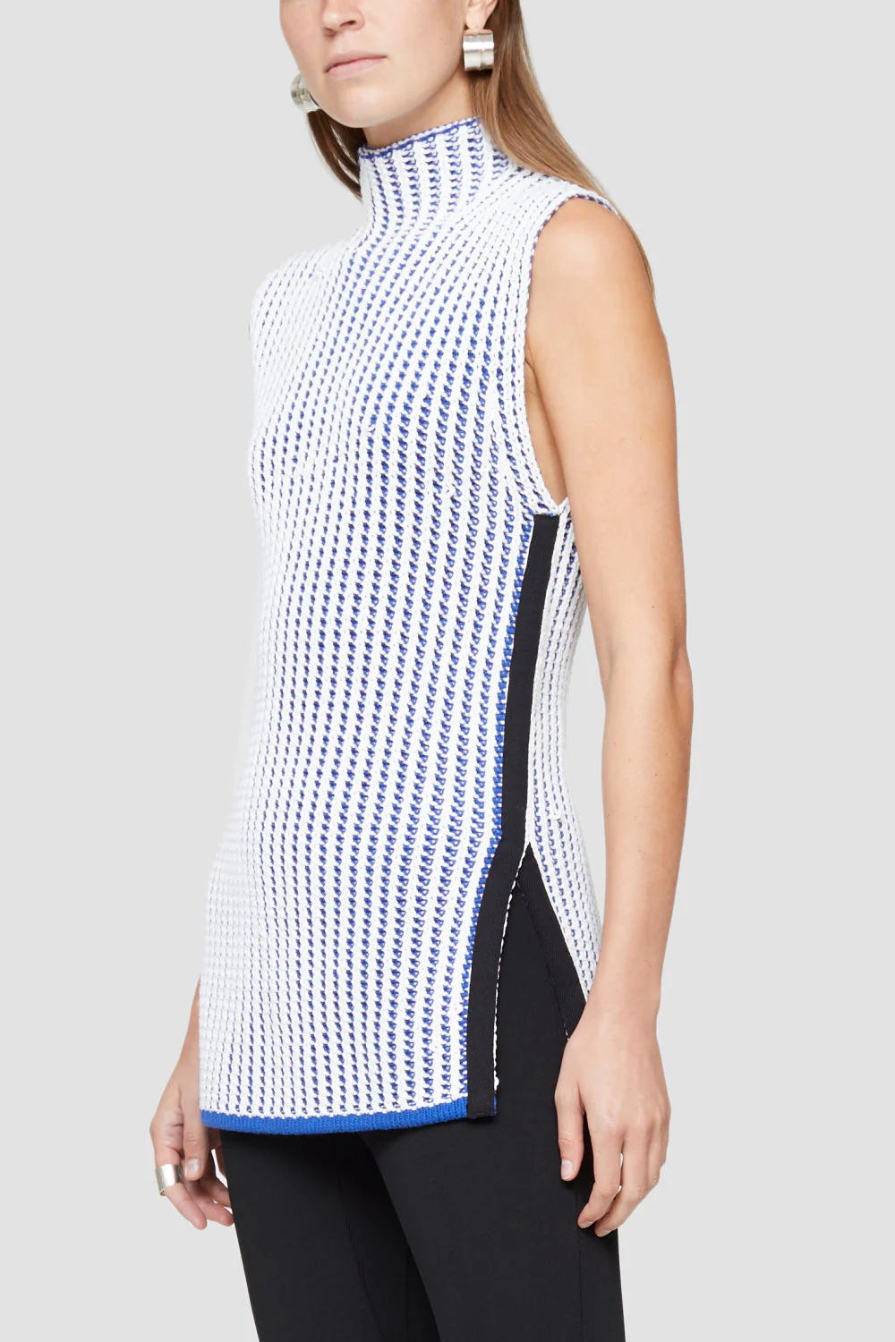 Two Tone Knit Shell - Image 4