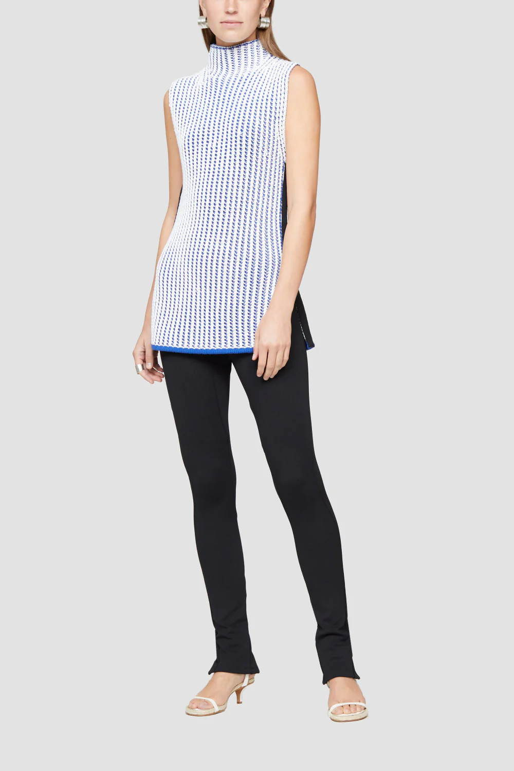 Two Tone Knit Shell - Image 7