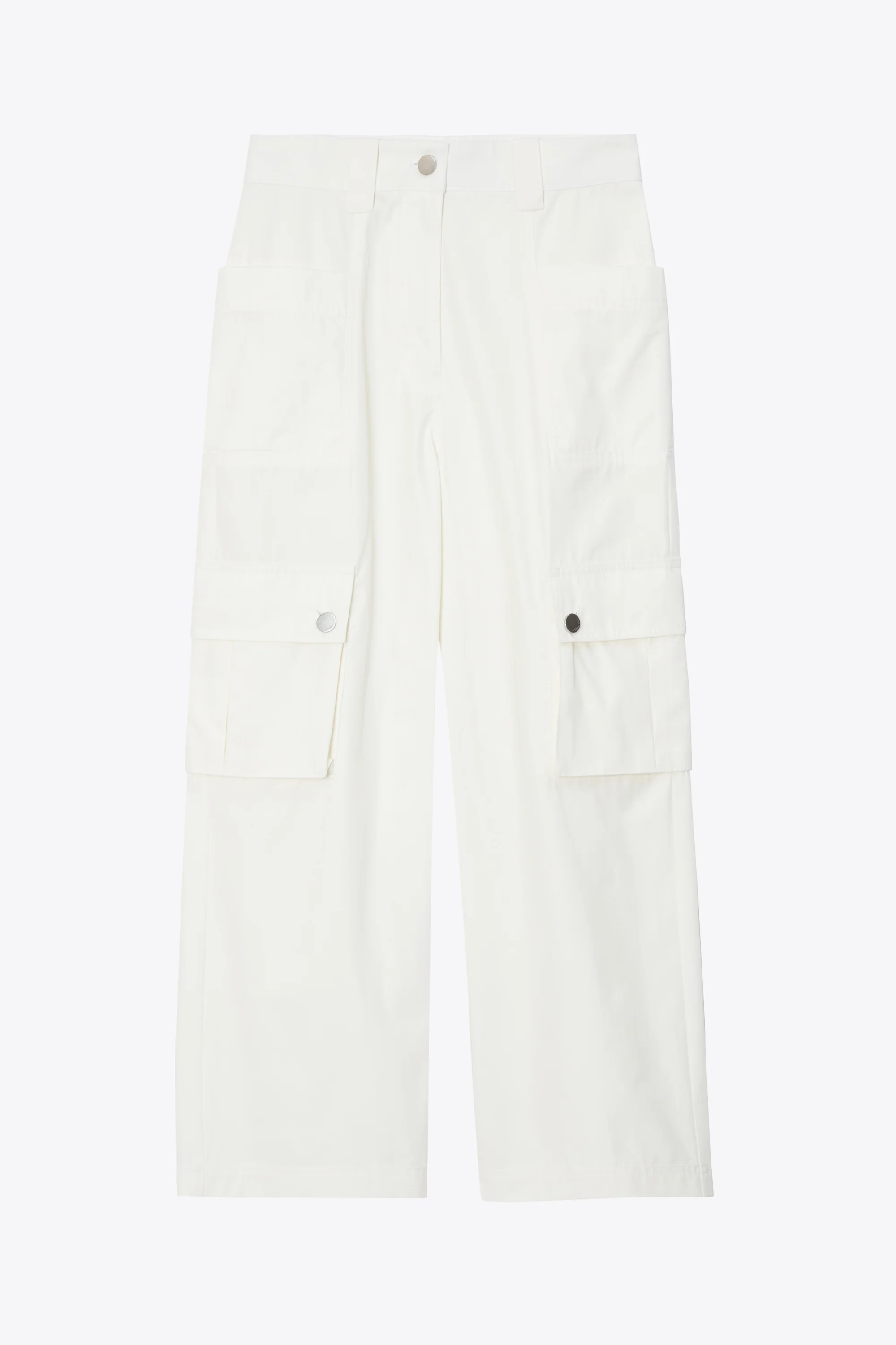 Two-Toned Cropped Cargo Pants - Image 15