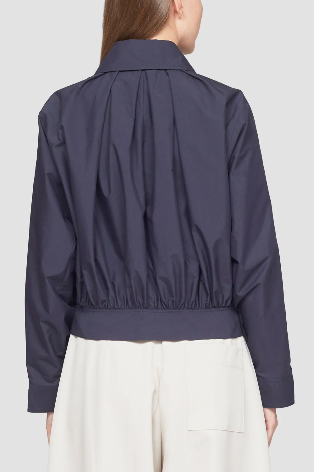 Utility Cotton Poplin Boxy Jacket - Image 3