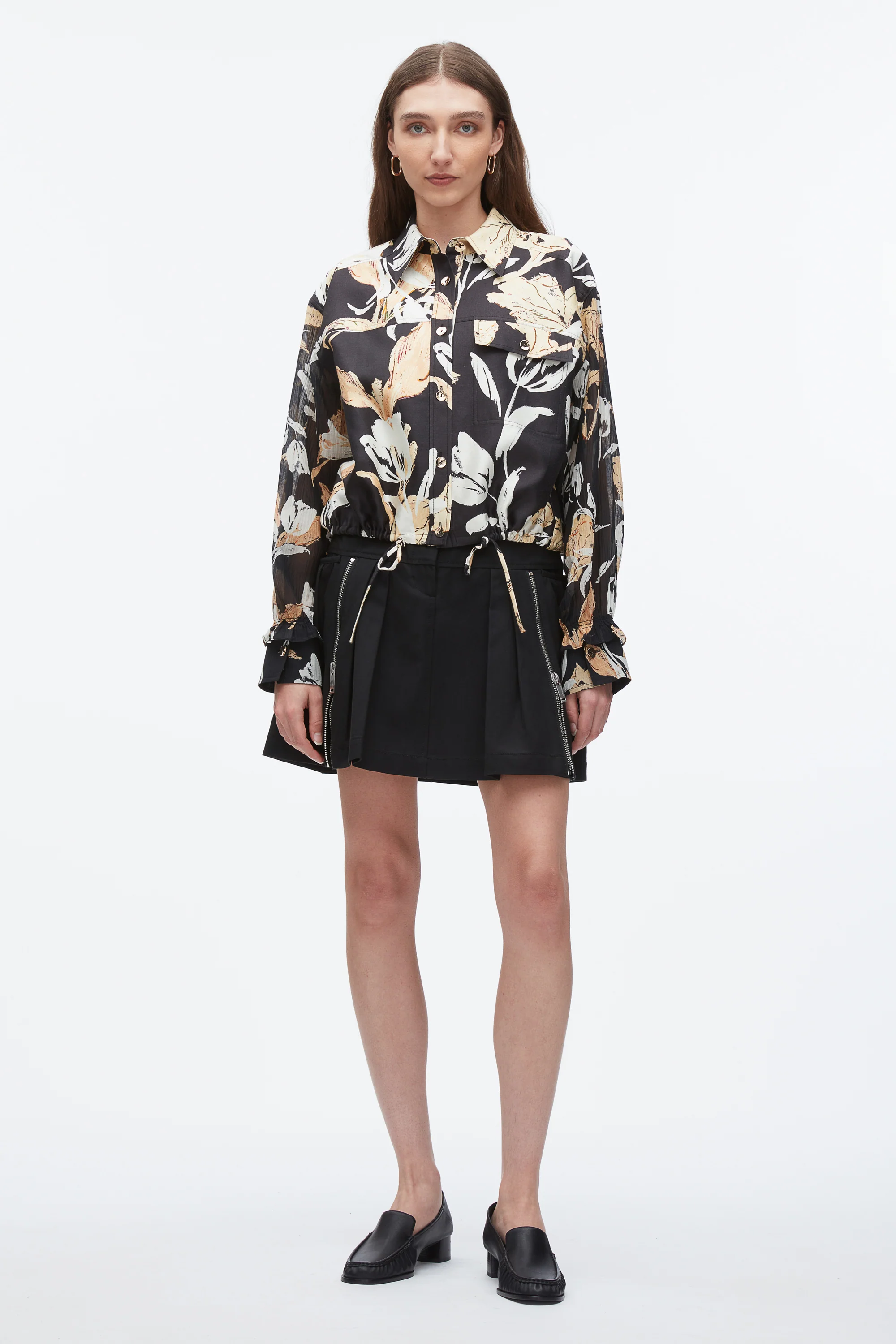Double Zip Utility Skirt