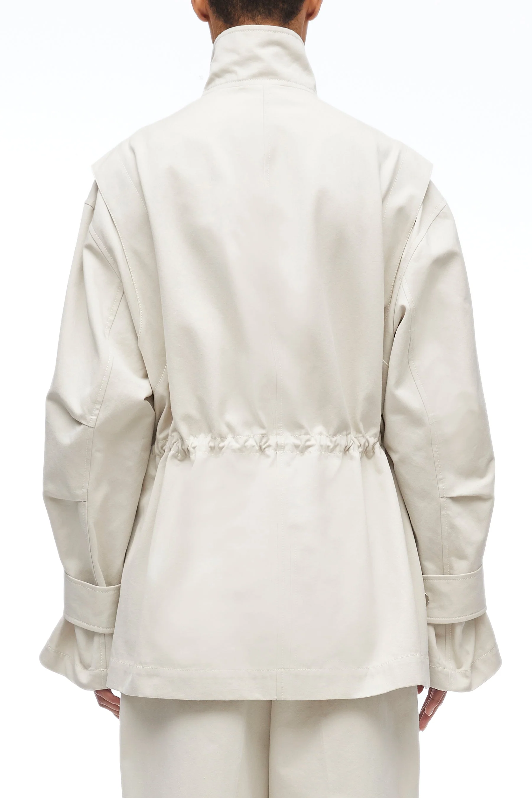 Utility Faille Oversized Cargo Jacket - Image 9