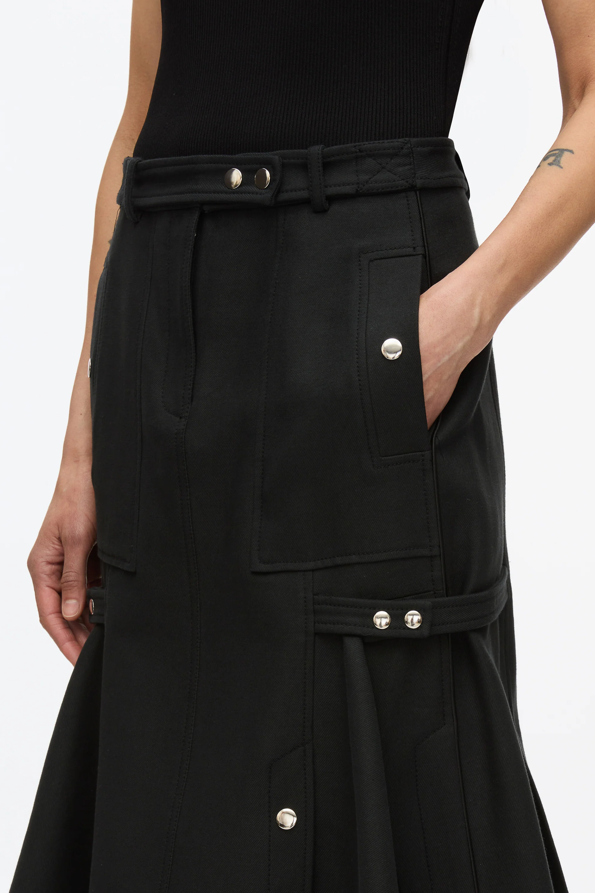 Godet Utility Skirt - Image 5