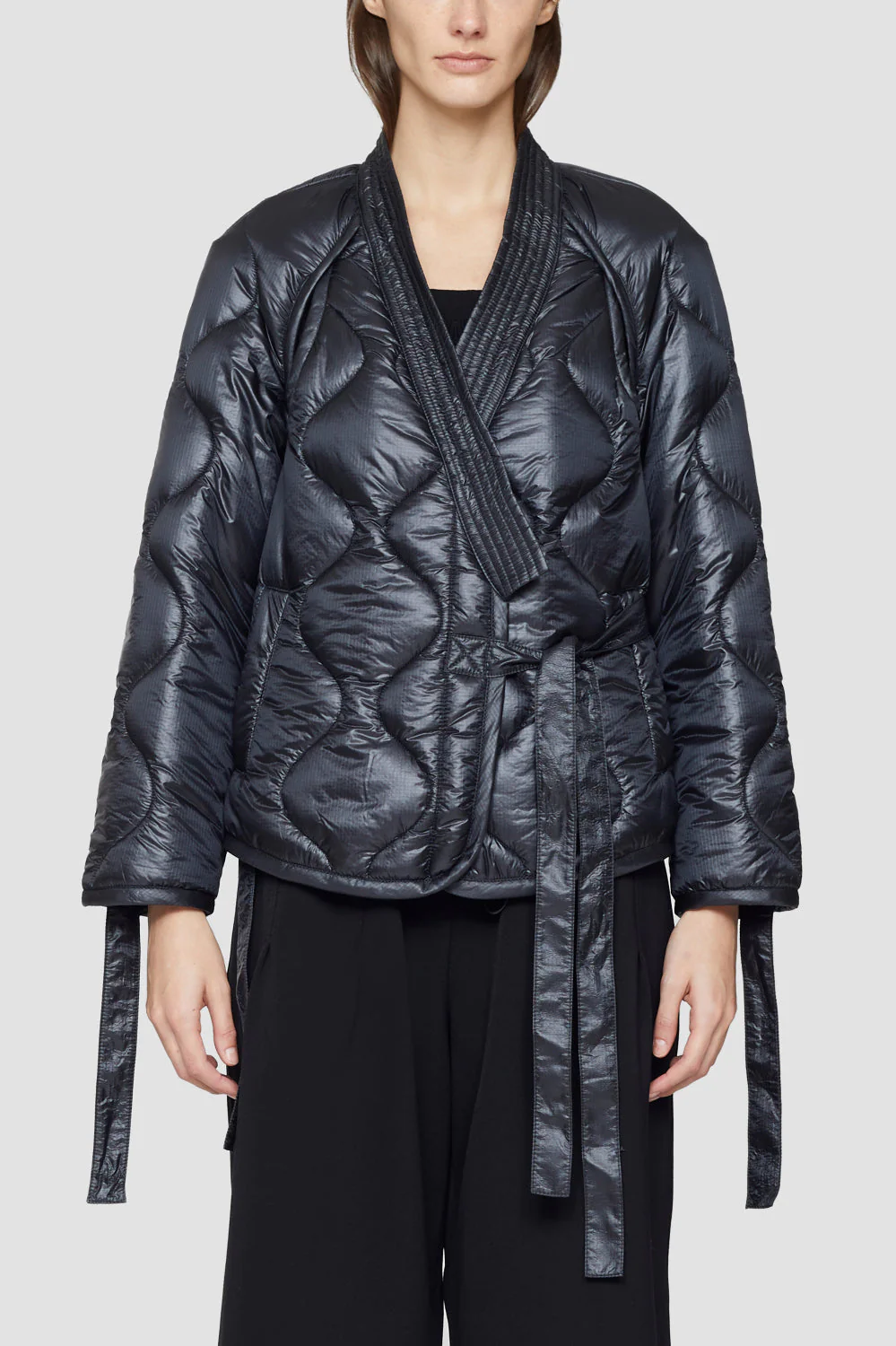 Padded Wrap Jacket - Image 2