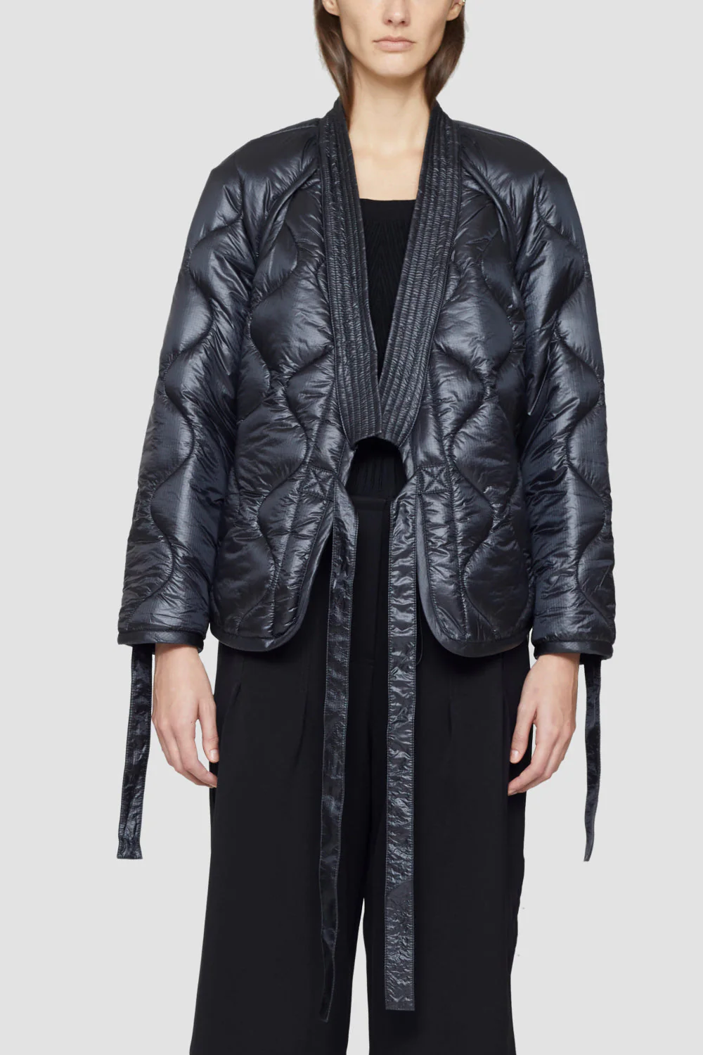 Padded Wrap Jacket - Image 3