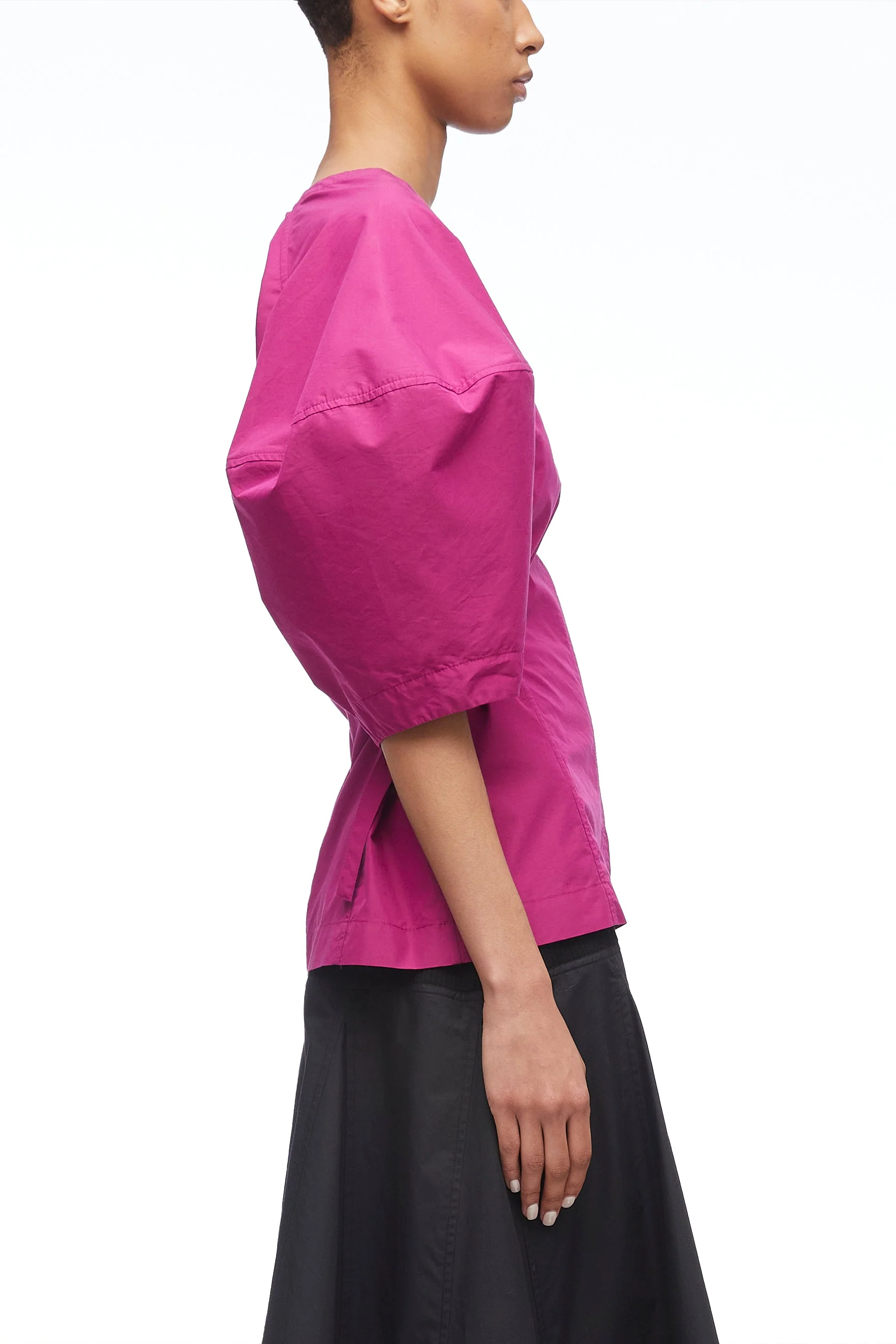 V-Neck Puff Sleeve Top - Image 11
