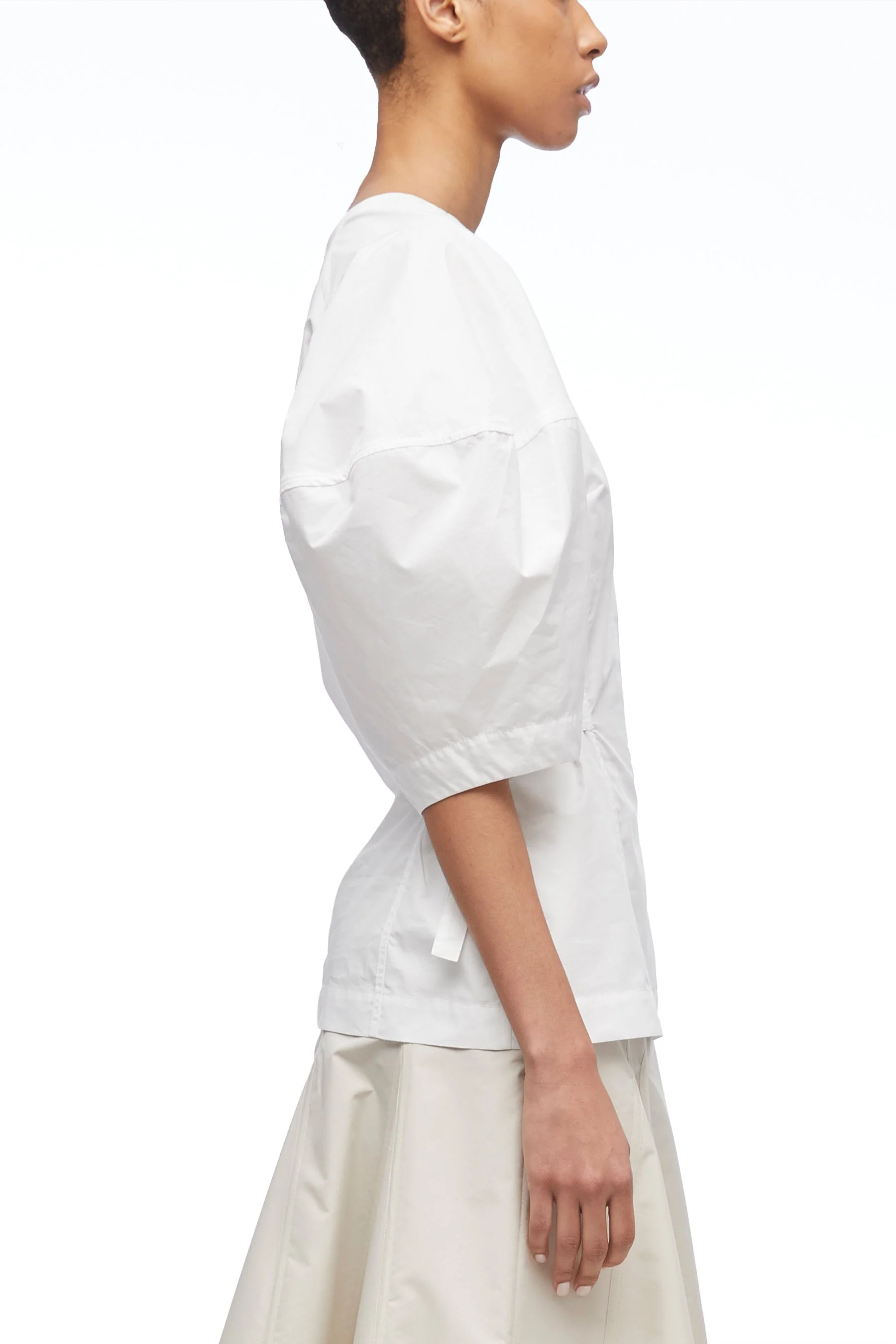 V-Neck Puff Sleeve Top - Image 3