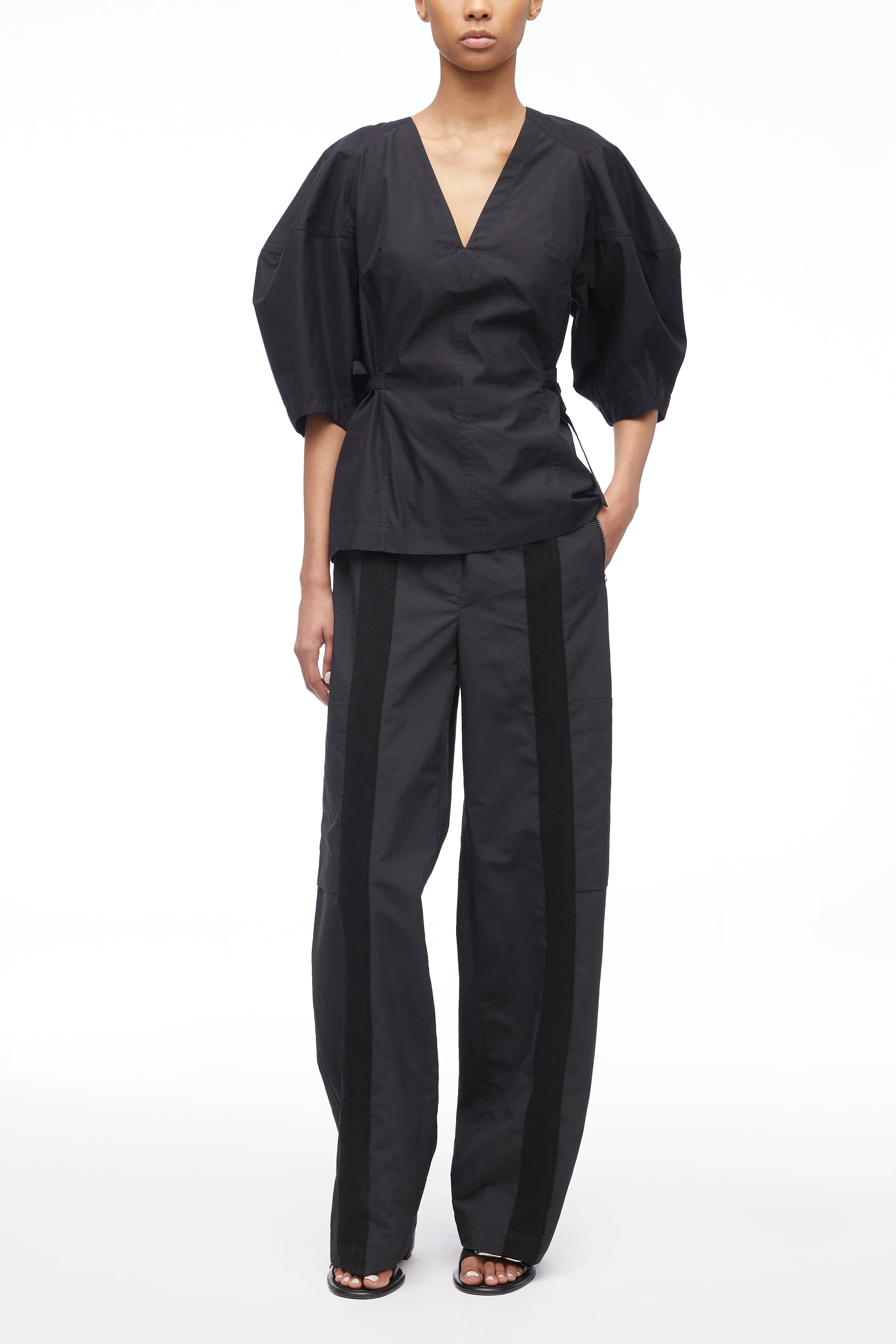 V-Neck Puff Sleeve Top - Image 5