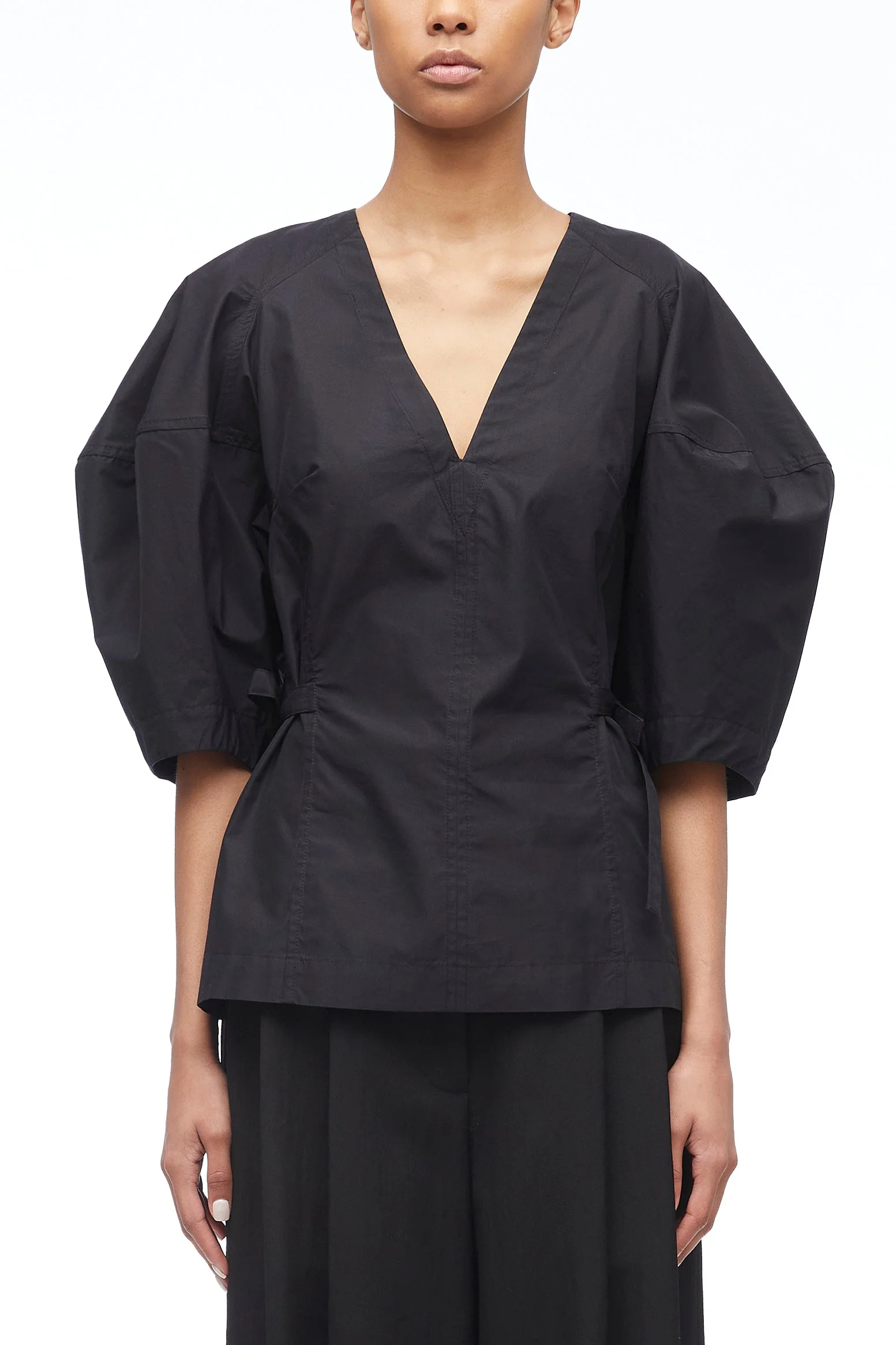 V-Neck Puff Sleeve Top - Image 6