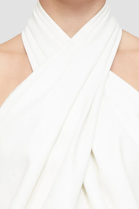 Vegan Leather Cross Front Halter - Image 7