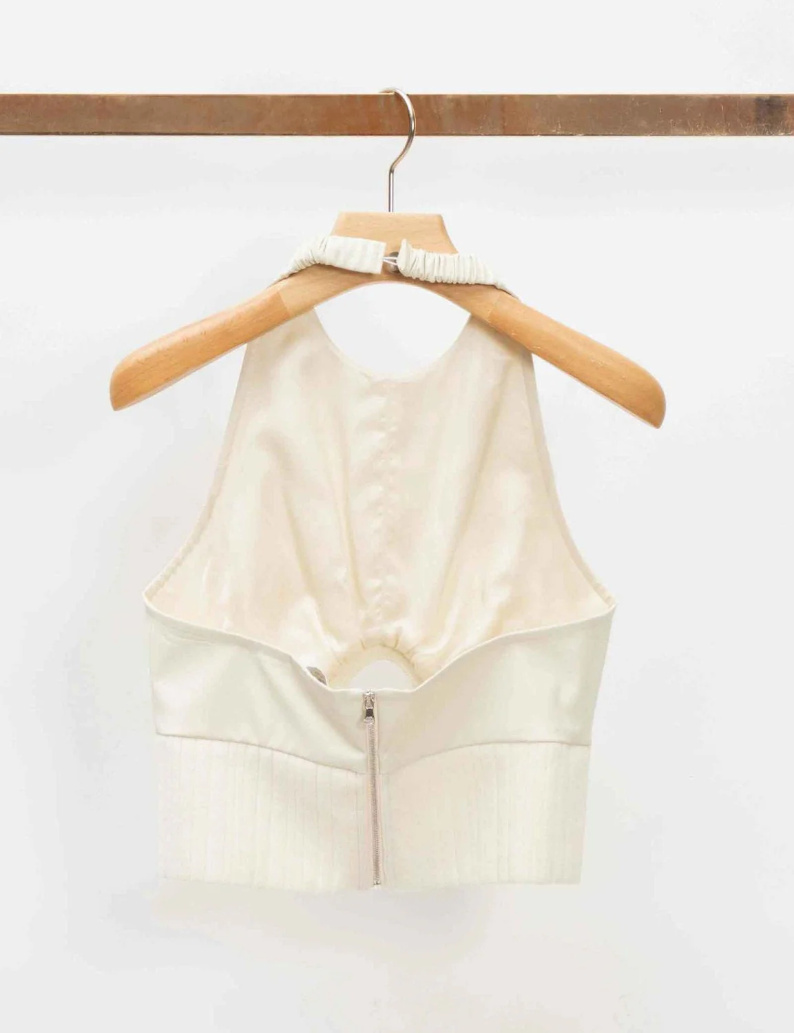 Vegan Leather Halter Top - Image 3
