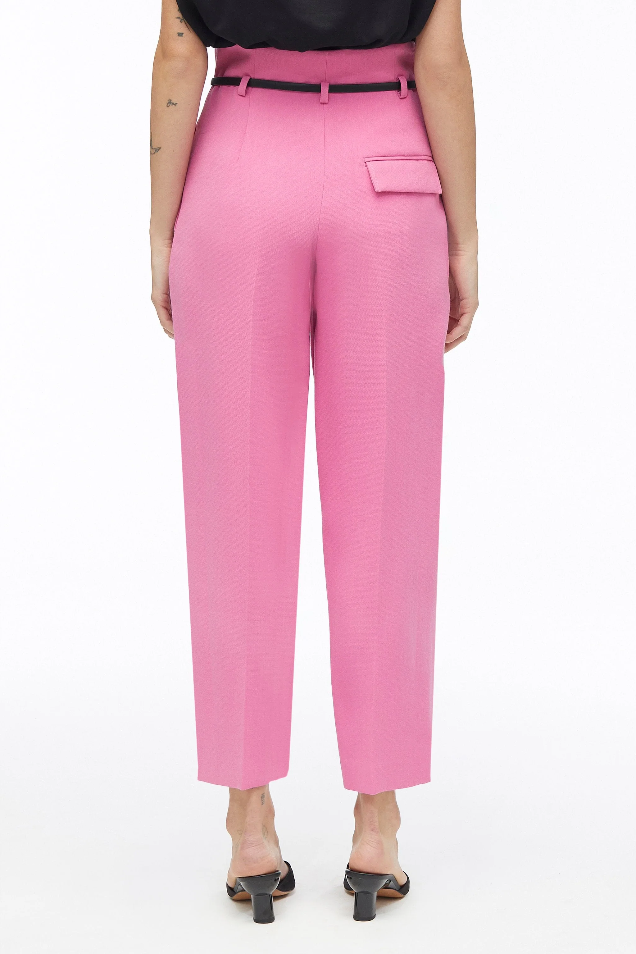 Viscose Crepe Origami Pant - Image 5