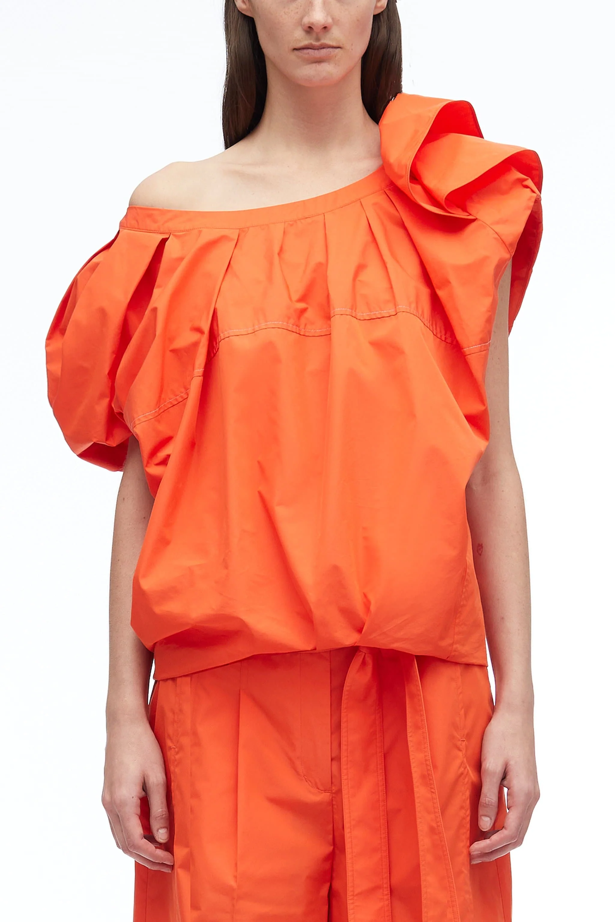 Poplin Flower Detail Top - Image 2