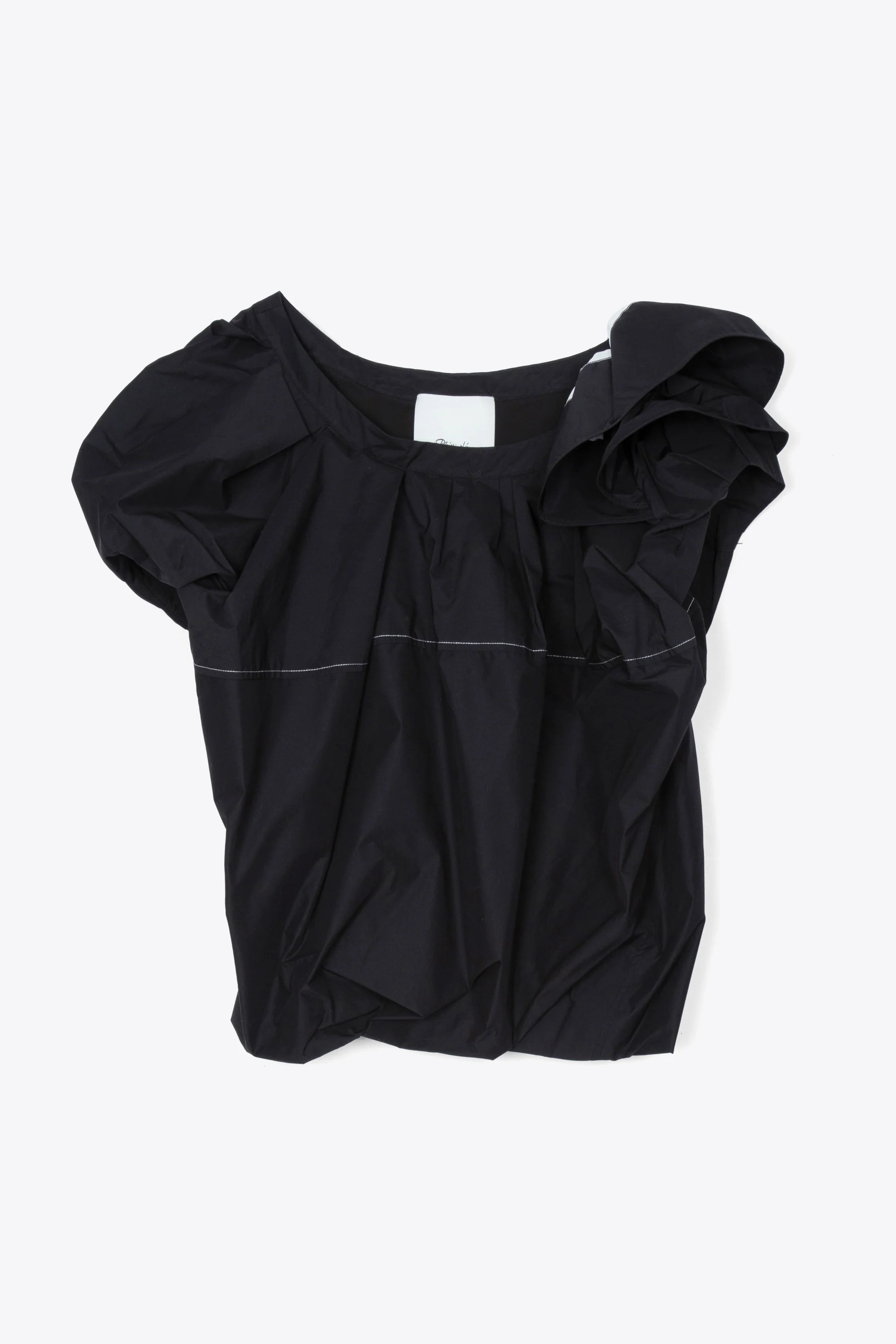 Poplin Flower Detail Top - Image 5