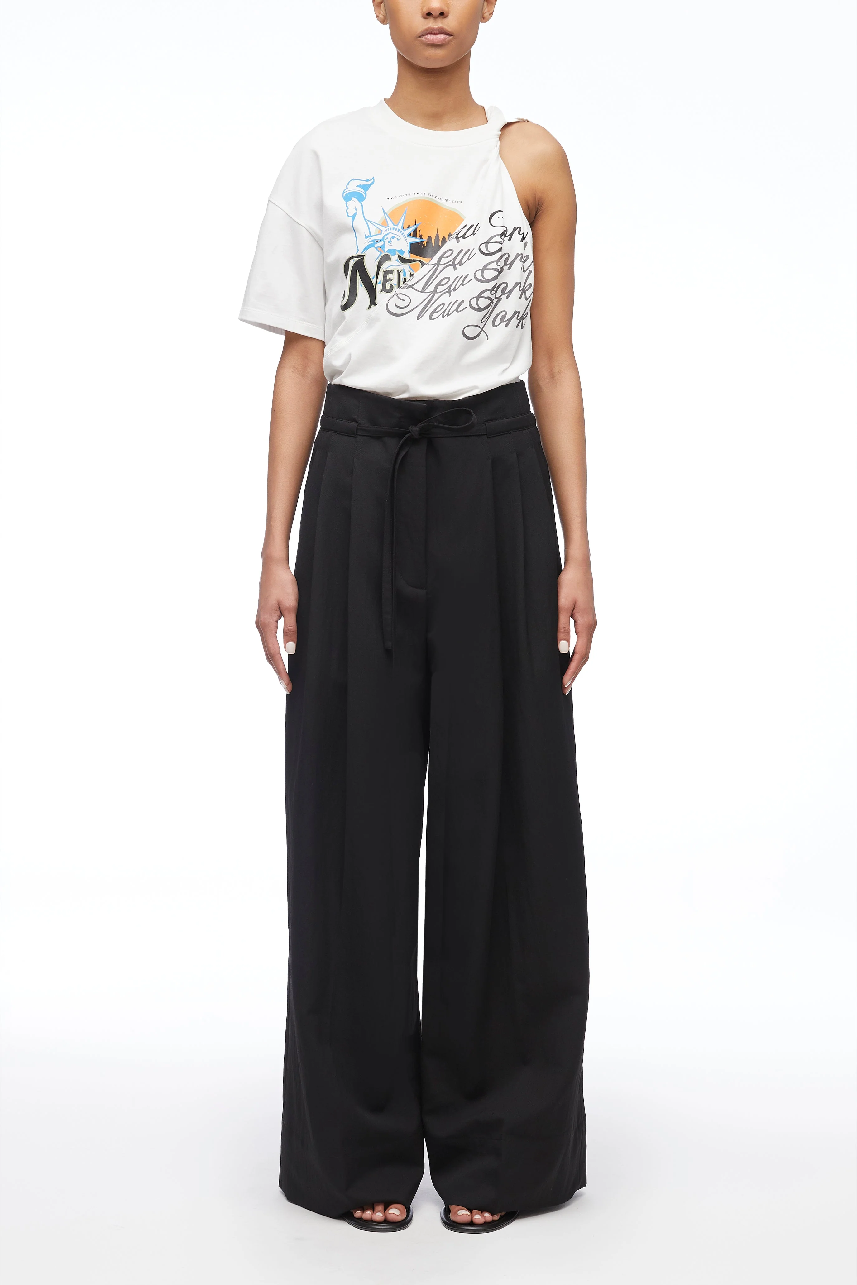 We Are NY One Shoulder T-Shirt - Image 10
