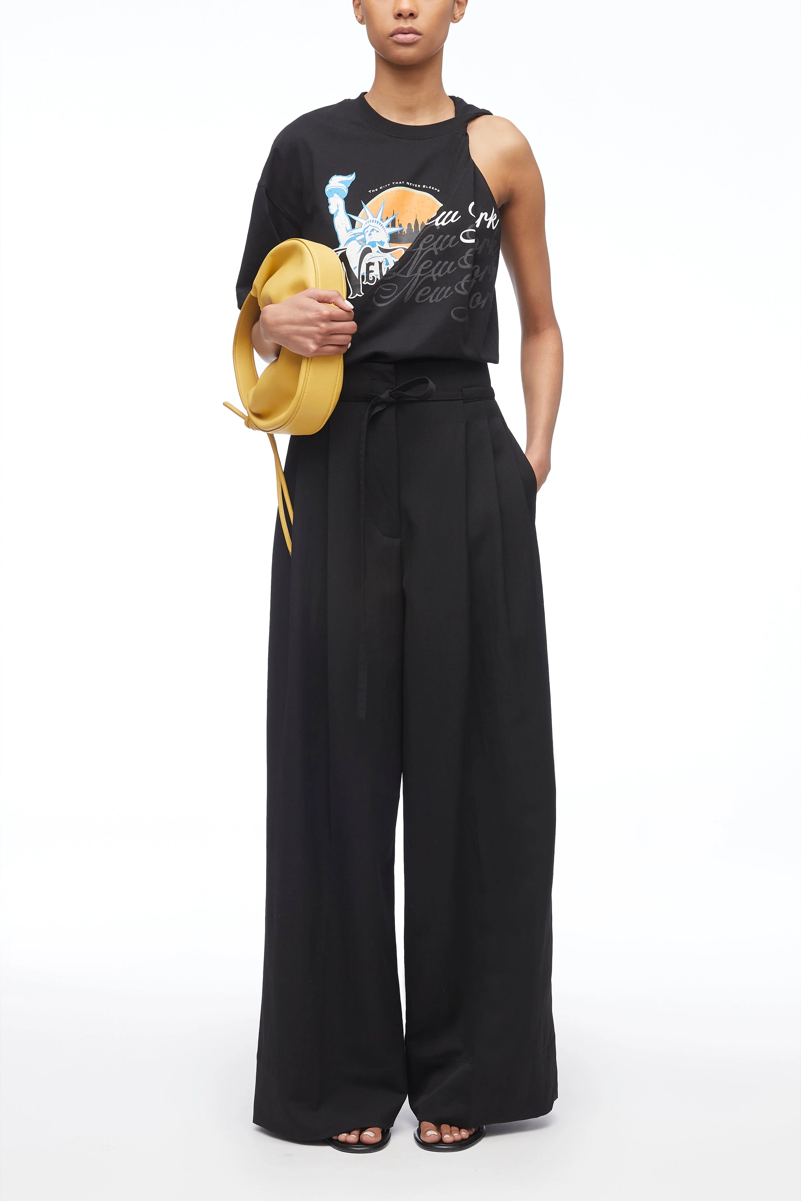 We Are NY One Shoulder T-Shirt - Image 6
