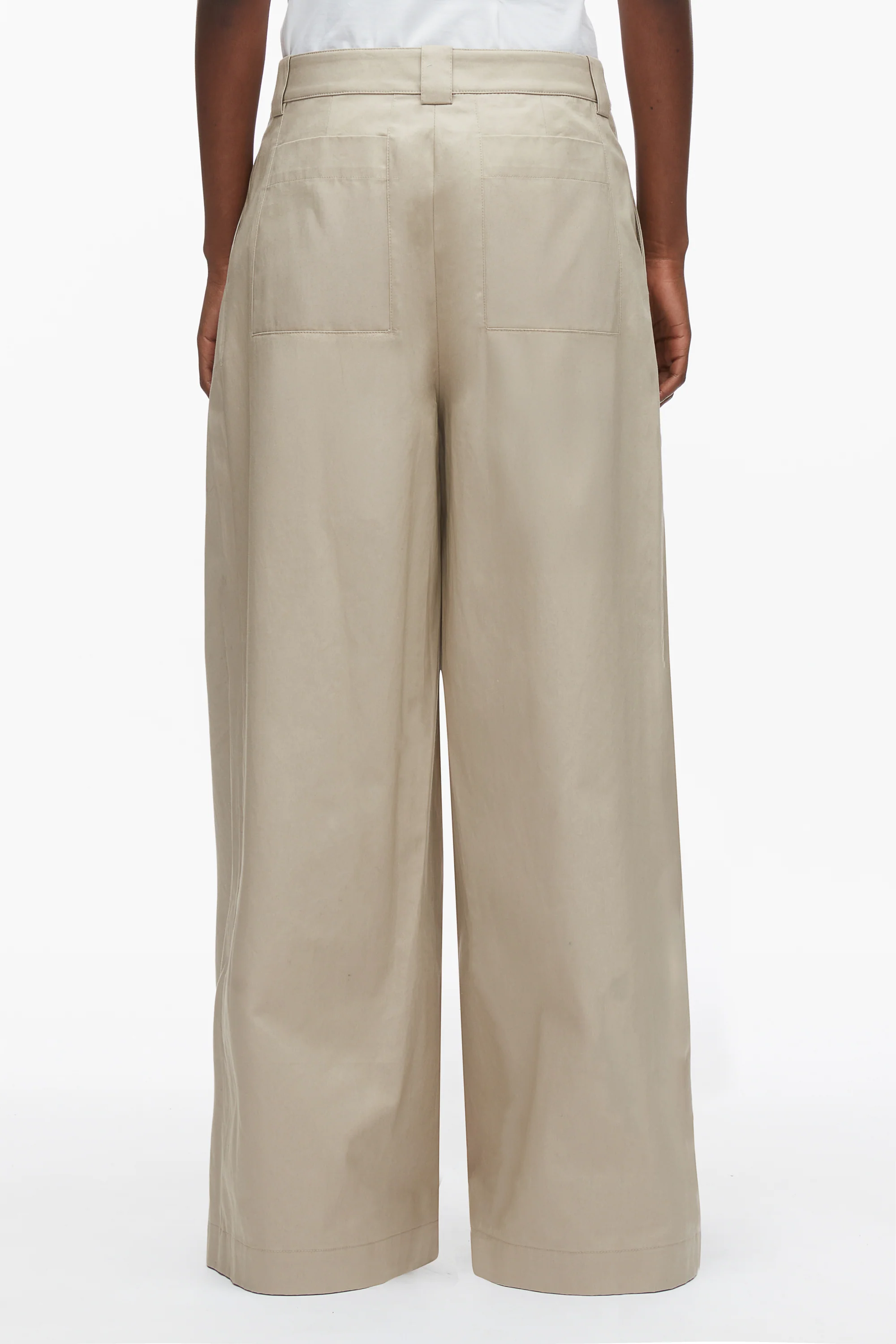 Wide Leg Pleated Pants - Image 4