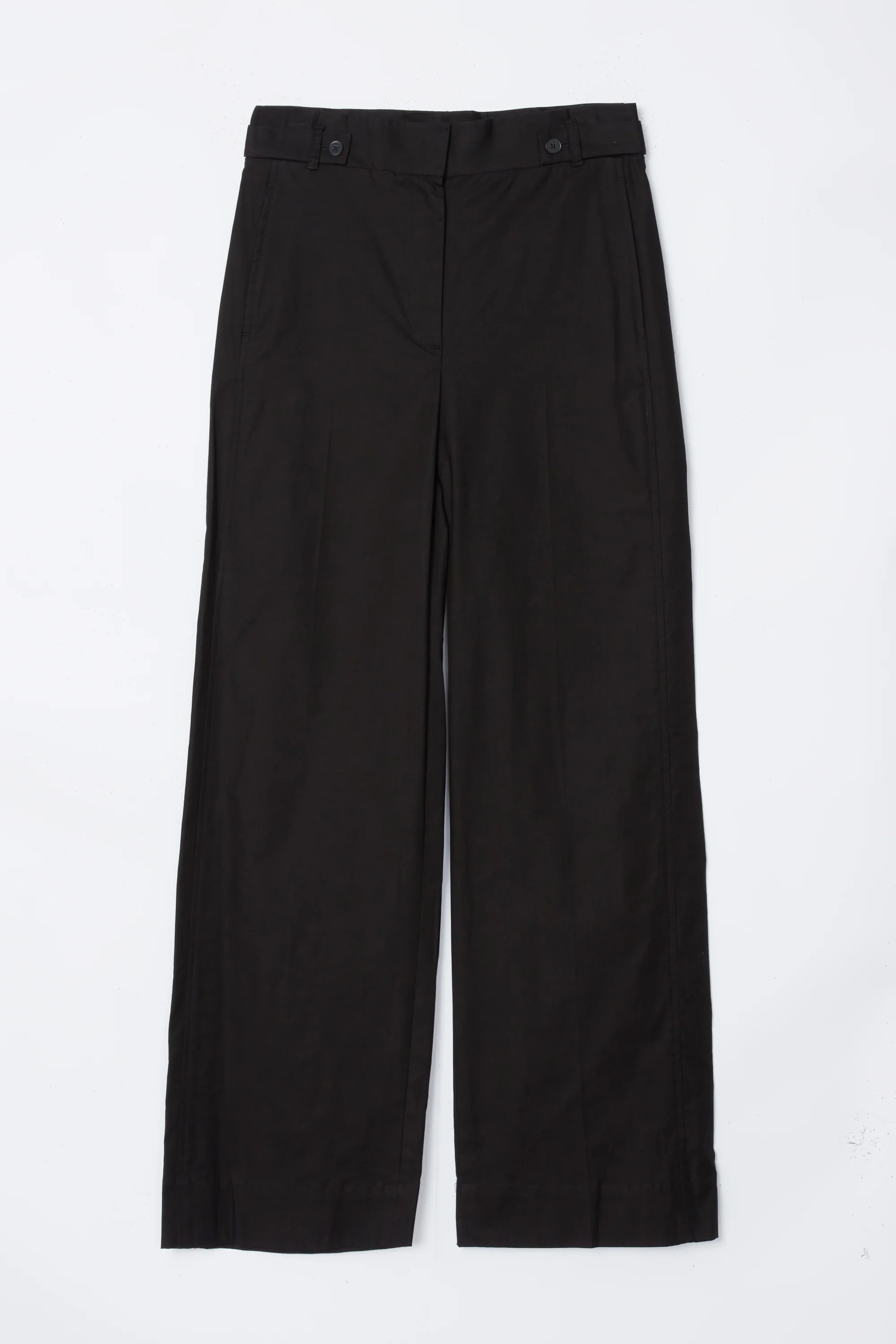 Wide Leg Double Pleat Trouser - Image 2