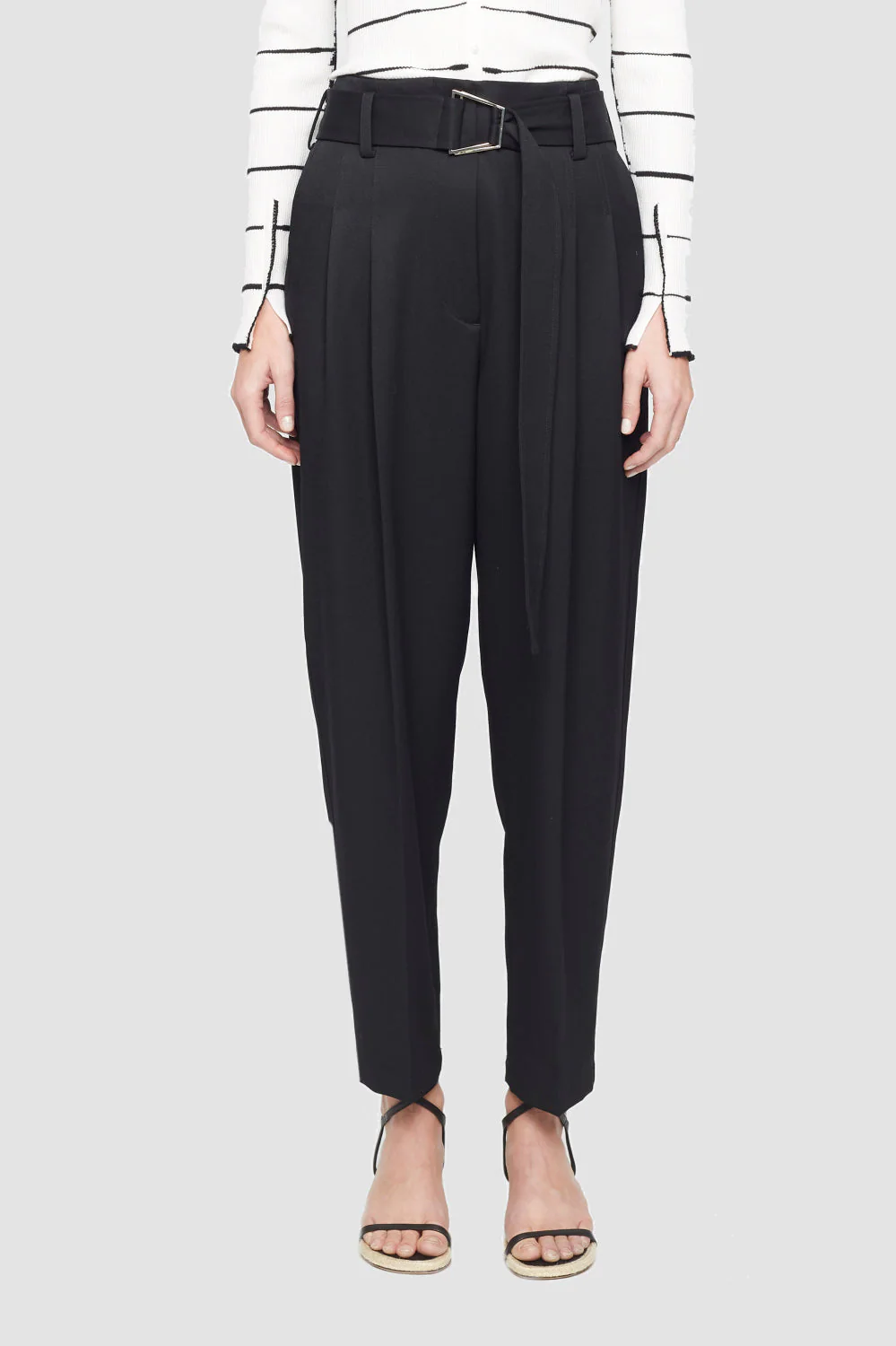 Wool Belted Utility Pant