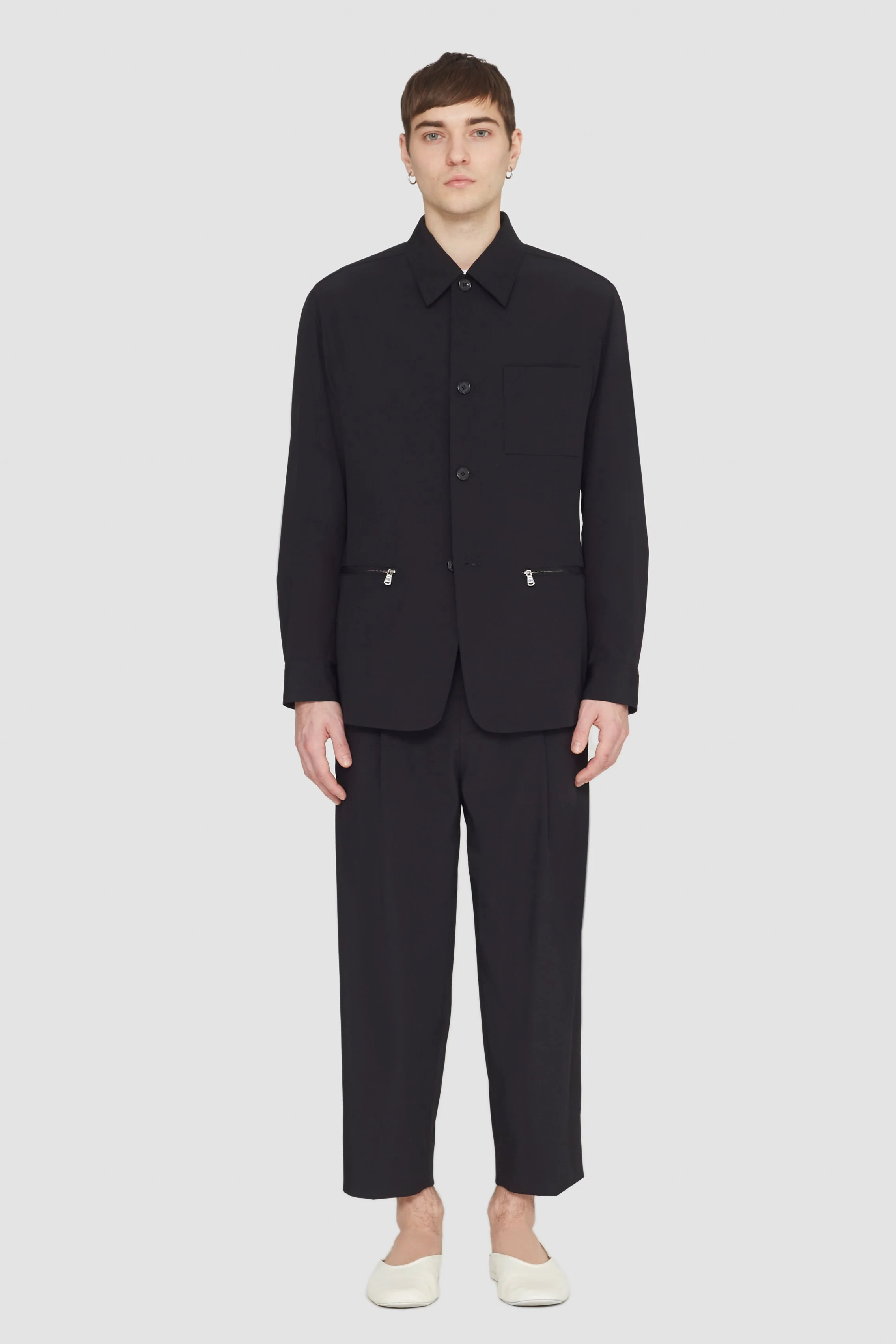 Wool Blend Coach Jacket - Image 2