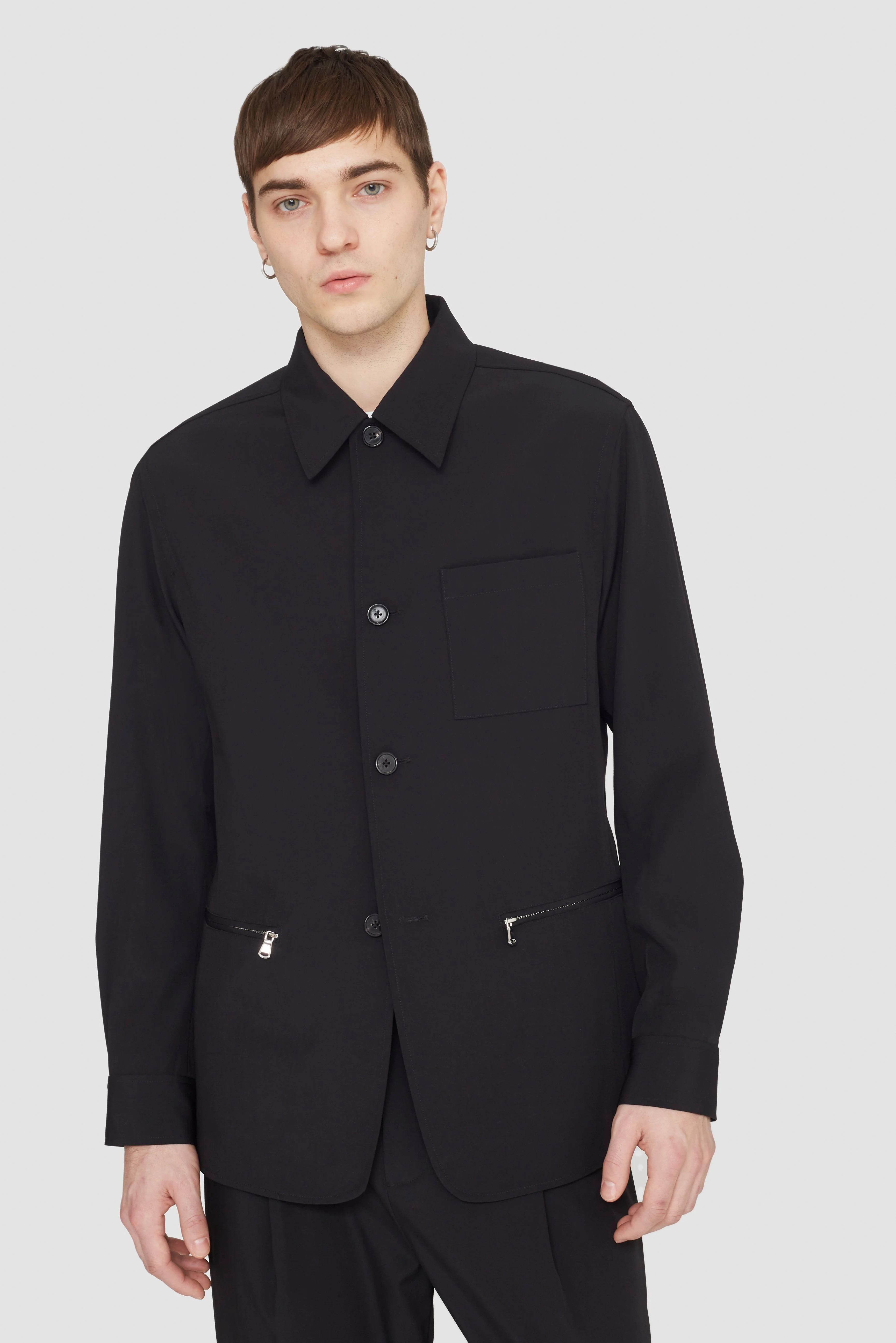 Wool Blend Coach Jacket - Image 5